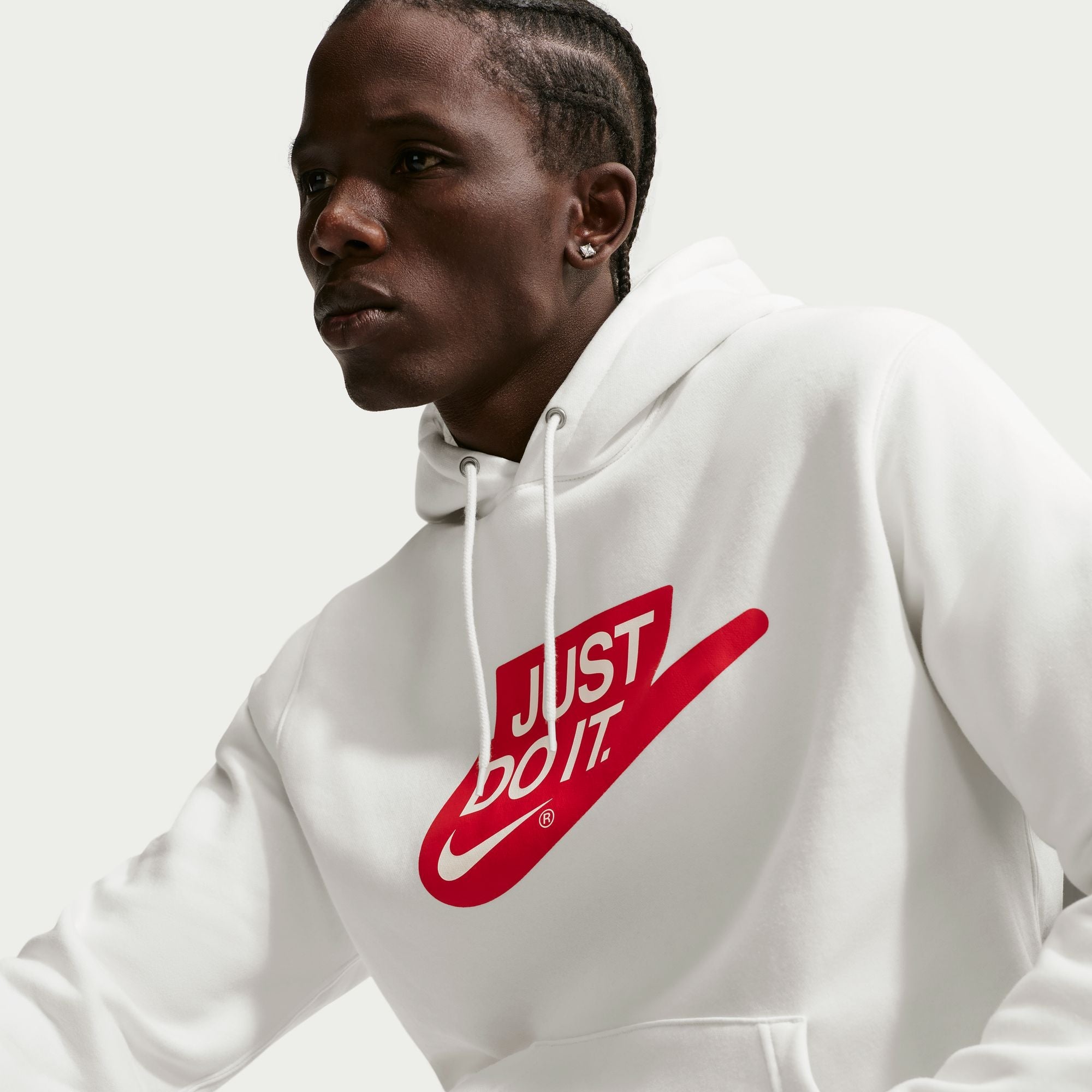 Sweat à capuche en molleton Nike pour homme - Voile