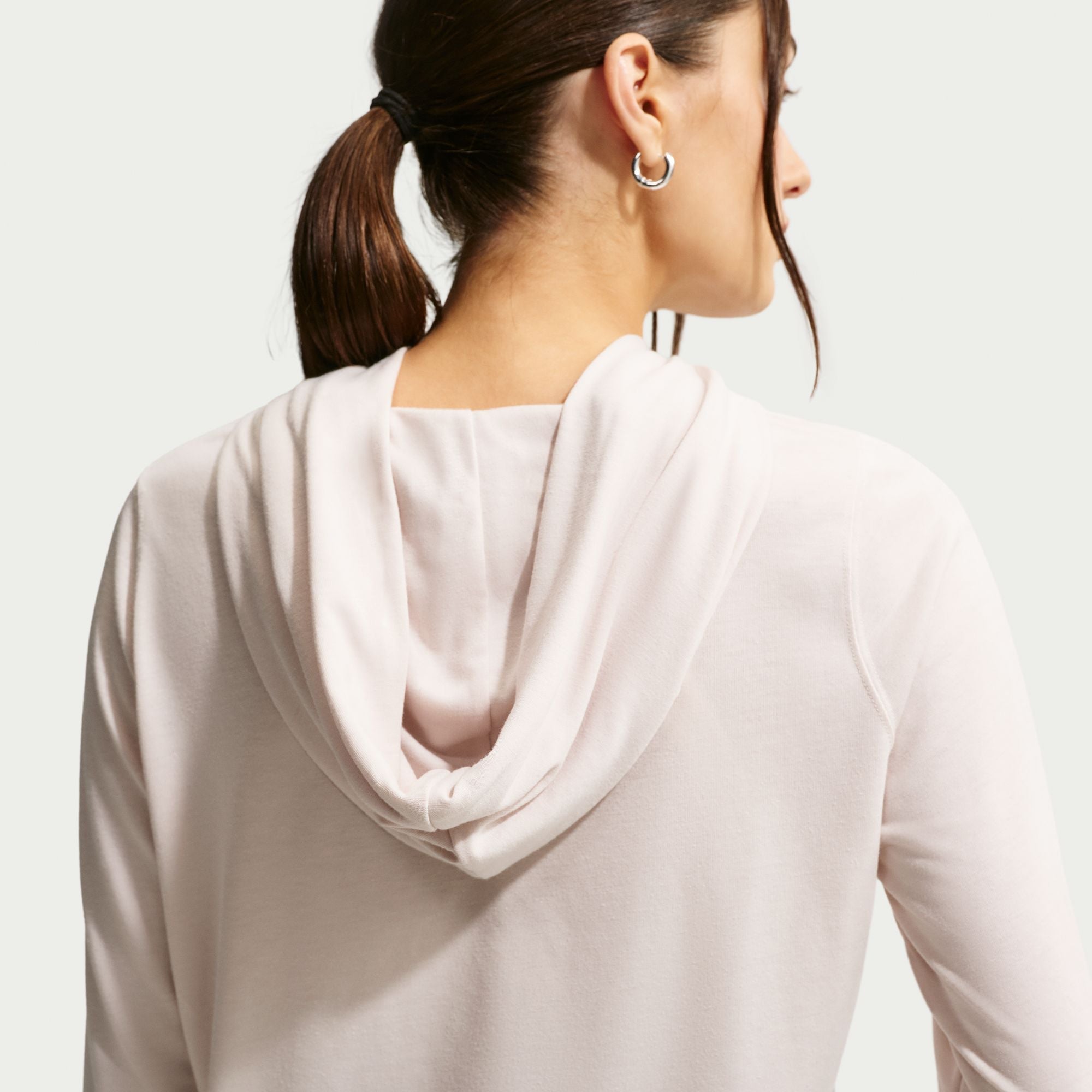 Sweat à capuche léger en maille Nike Sportswear Chill pour femme - Marron clair Orewood