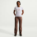 T-shirt court Nike pour Femme - Blanc