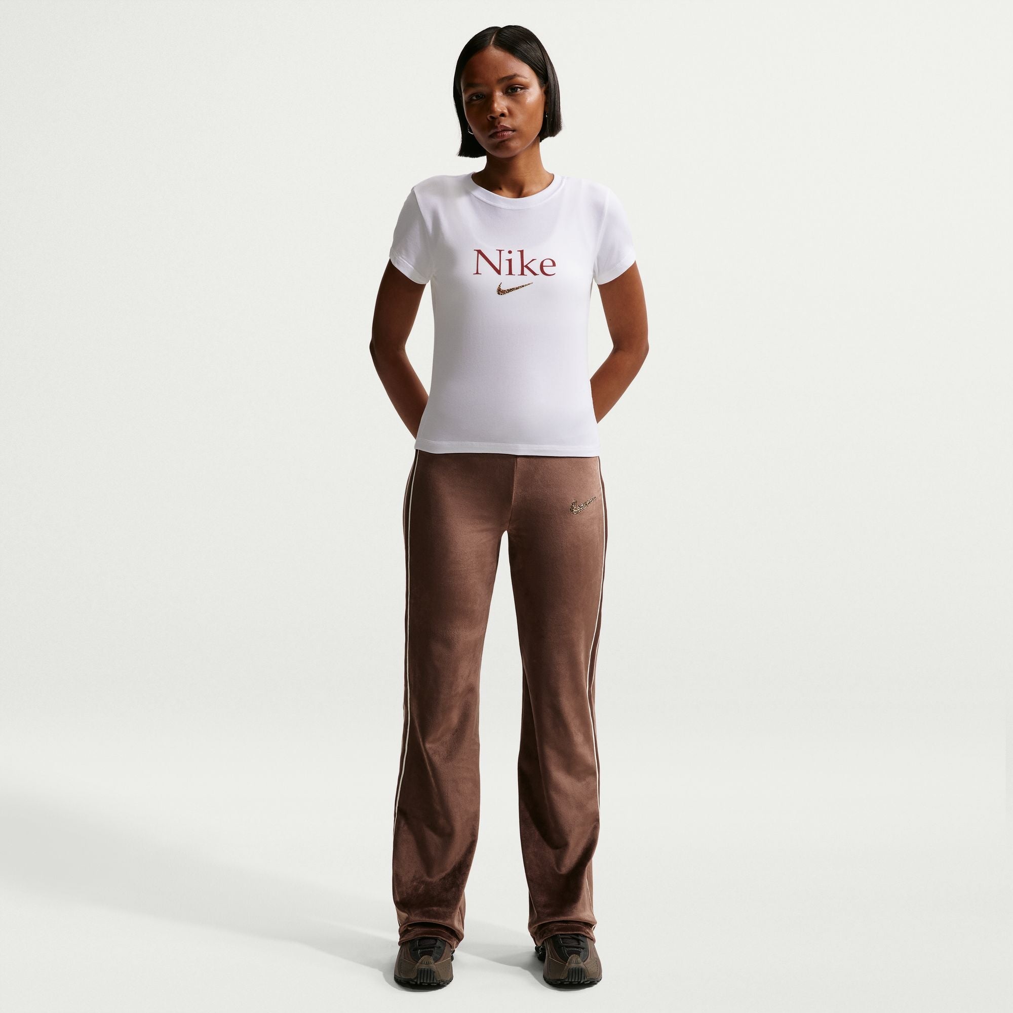T-shirt court Nike pour Femme - Blanc
