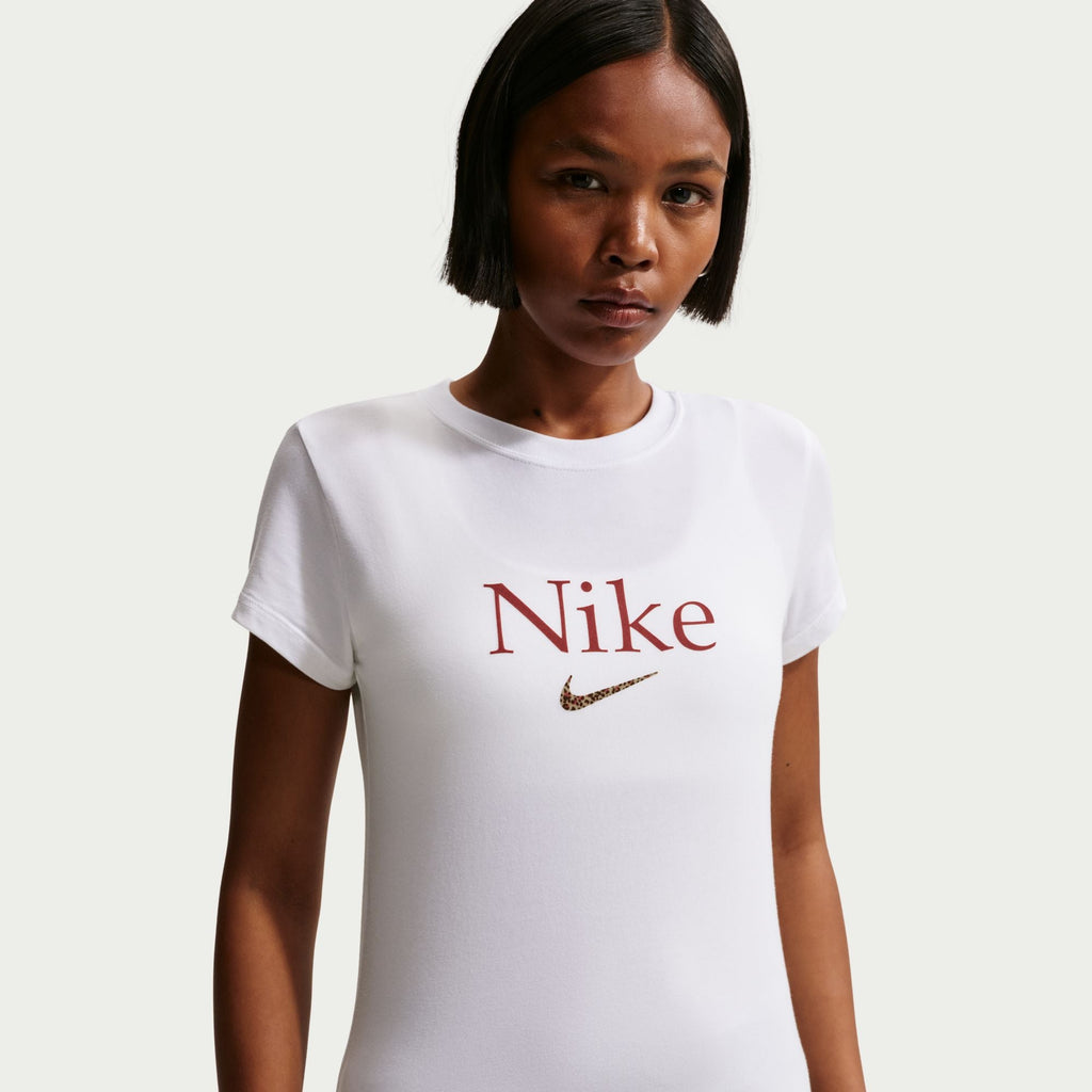 T-shirt court Nike pour Femme - Blanc