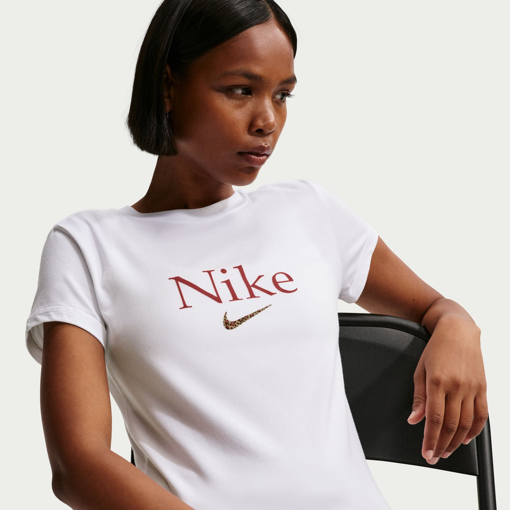 T-shirt court Nike pour Femme - Blanc