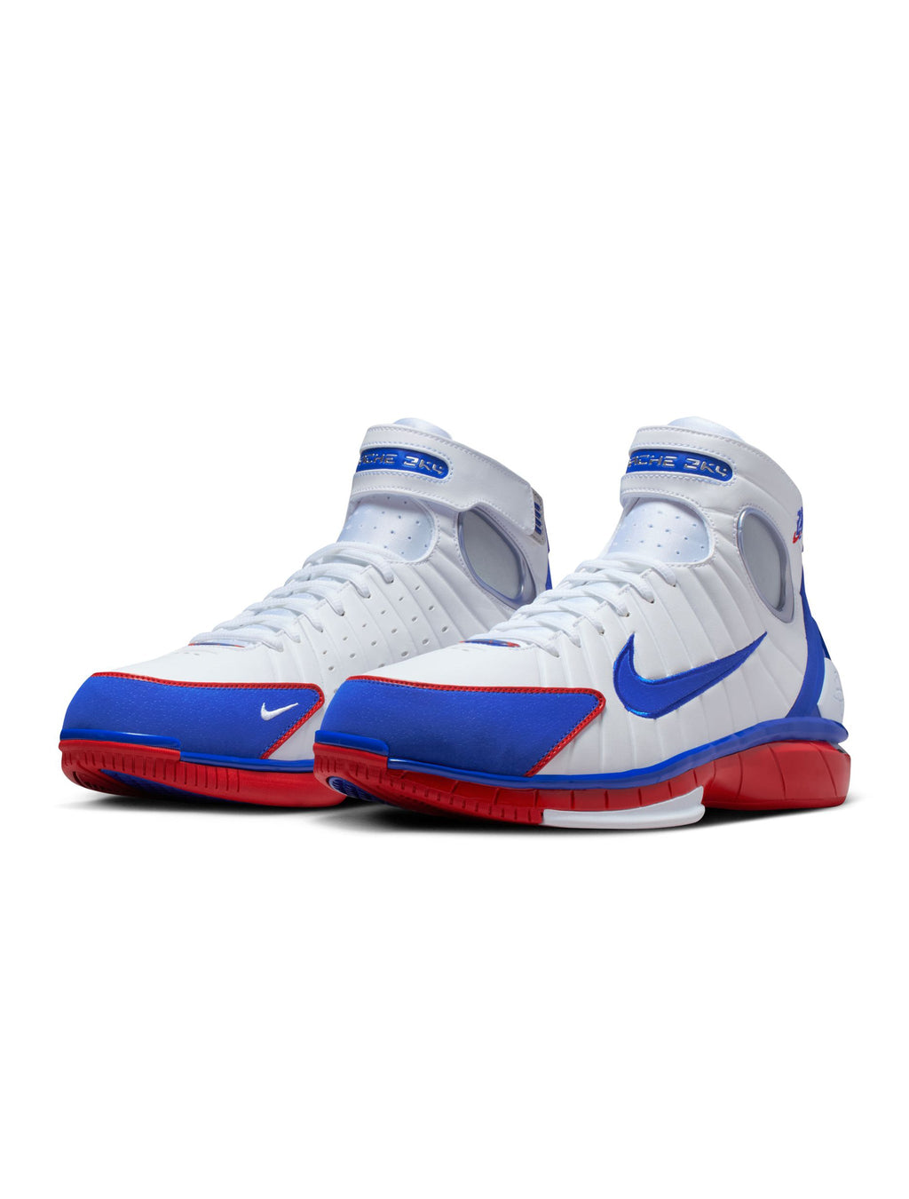 Nike Homme Air Zoom Huarache 2K4 All Star Blanc/Bleu Royal Universitaire-Rouge Universitaire
