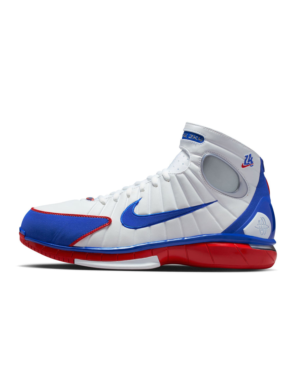 Nike Homme Air Zoom Huarache 2K4 All Star Blanc/Bleu Royal Universitaire-Rouge Universitaire