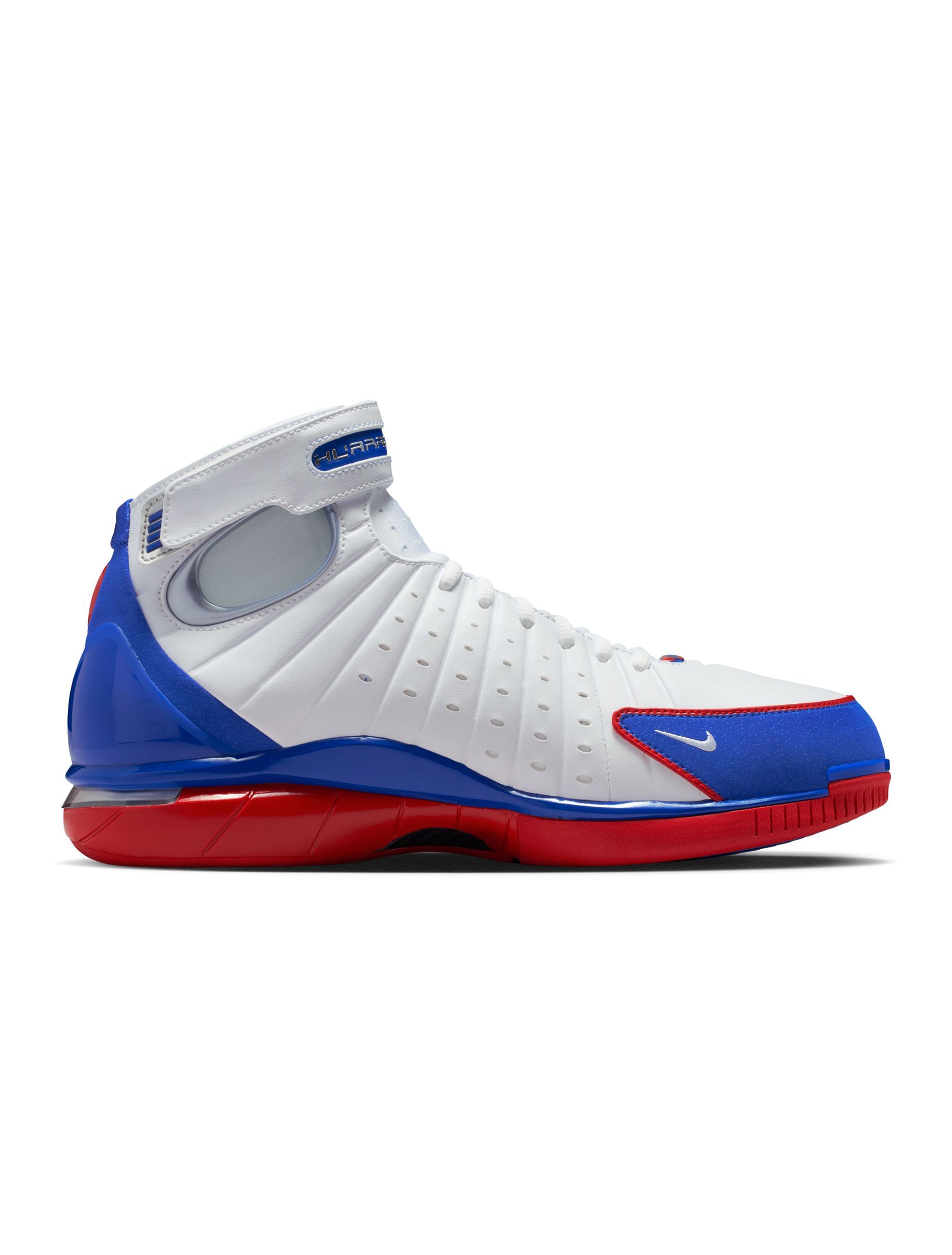 Nike Homme Air Zoom Huarache 2K4 All Star Blanc/Bleu Royal Universitaire-Rouge Universitaire