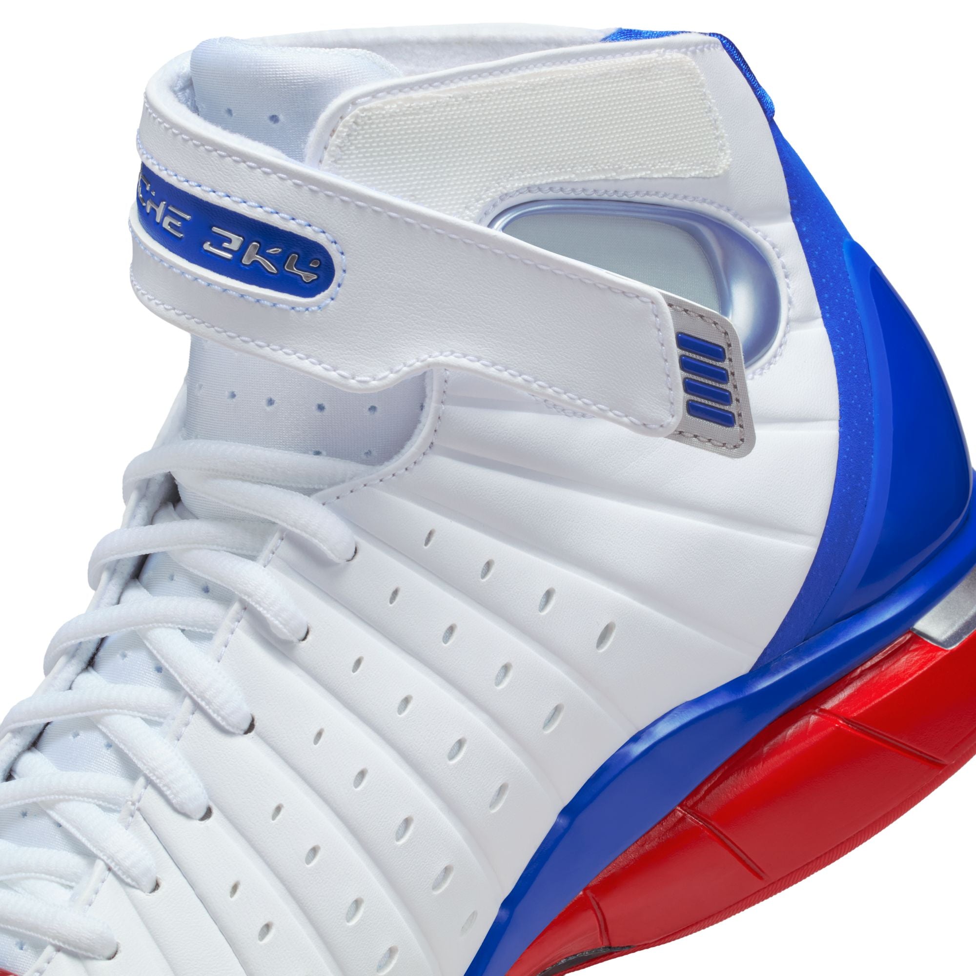 Nike Homme Air Zoom Huarache 2K4 All Star Blanc/Bleu Royal Universitaire-Rouge Universitaire