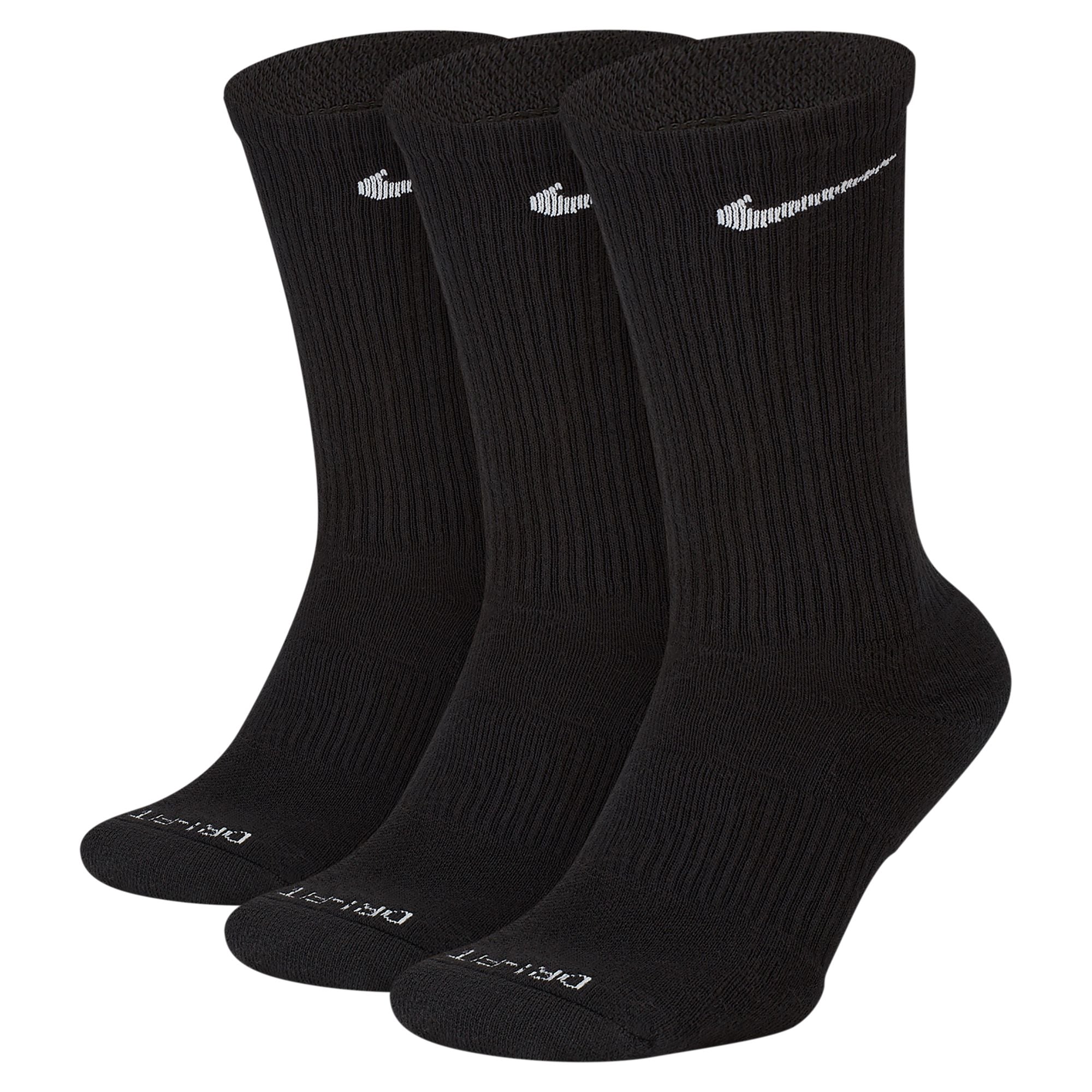 Nike - Chaussettes matelassées Everyday Plus (lot de 3) - Noir