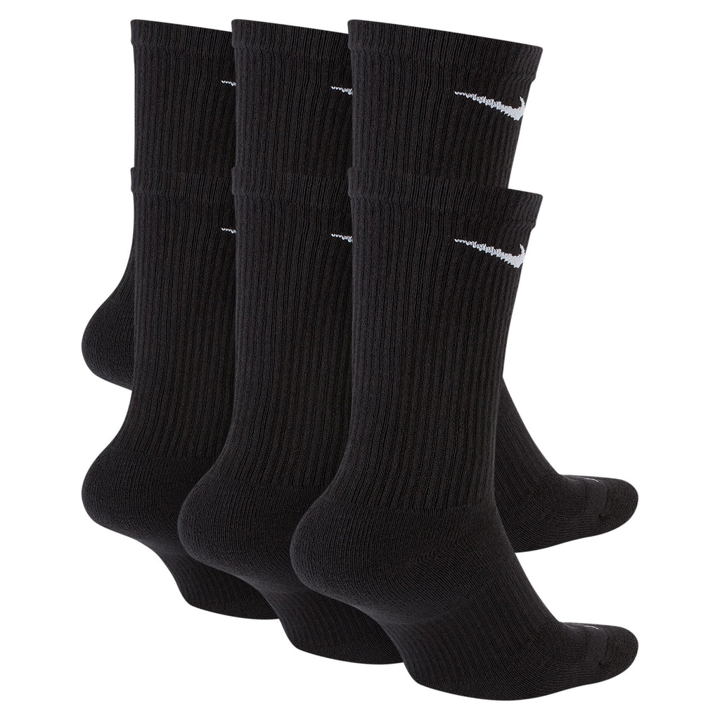 Chaussettes montantes rembourrées Nike Dri-Fit (lot de 6) - Noir