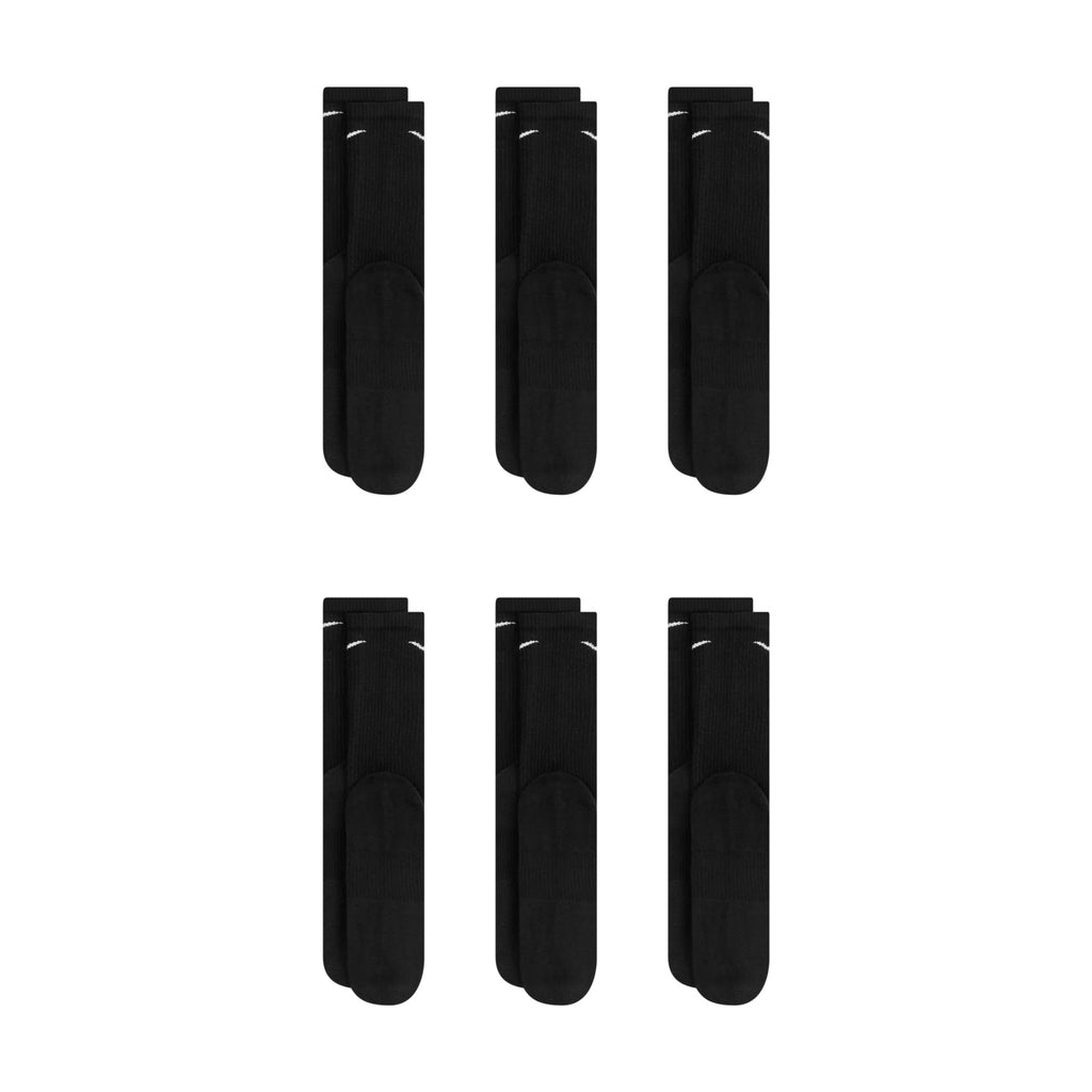 Chaussettes montantes rembourrées Nike Dri-Fit (lot de 6) - Noir