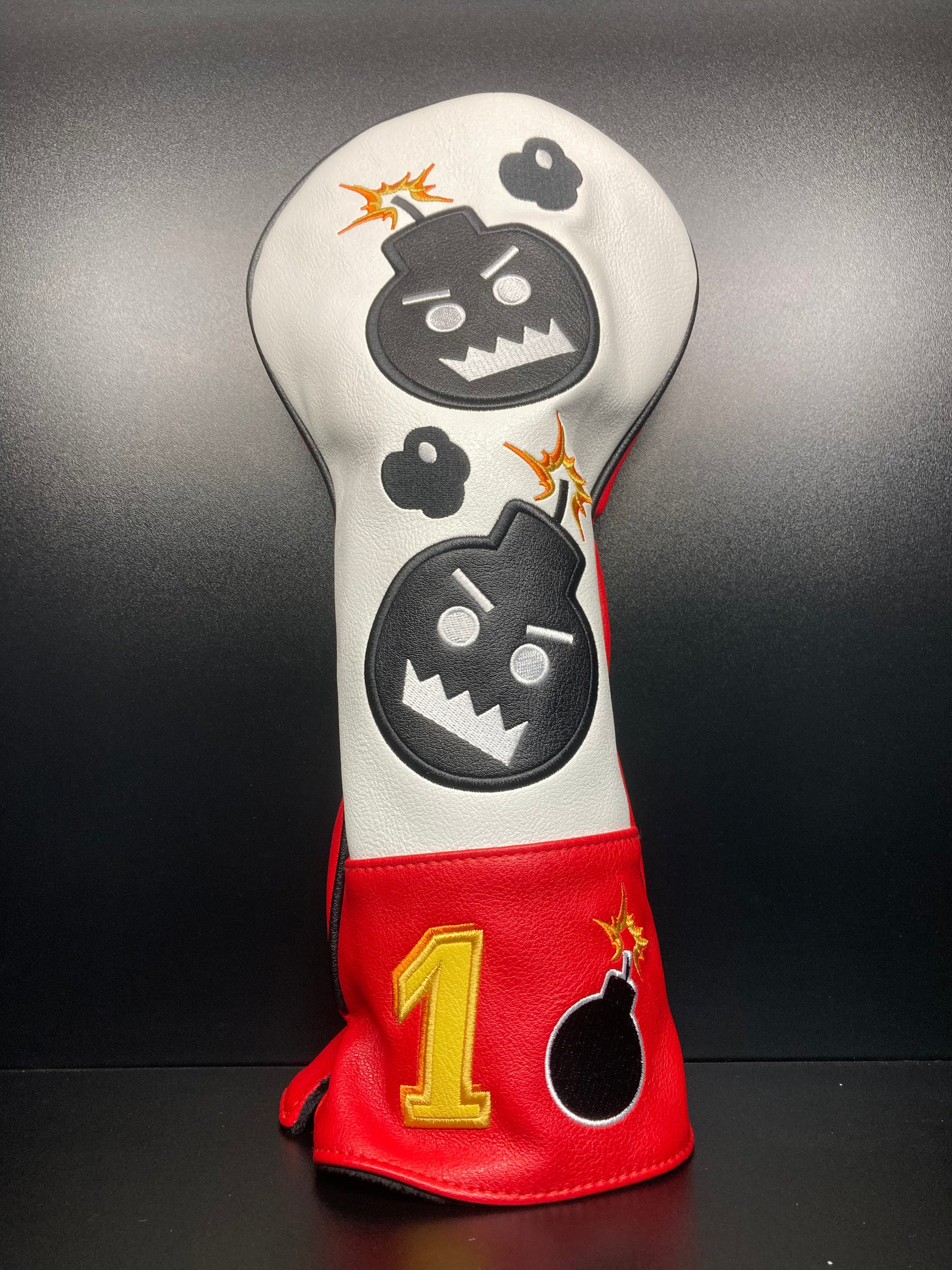 Housses de tête rouge Angry Bombs