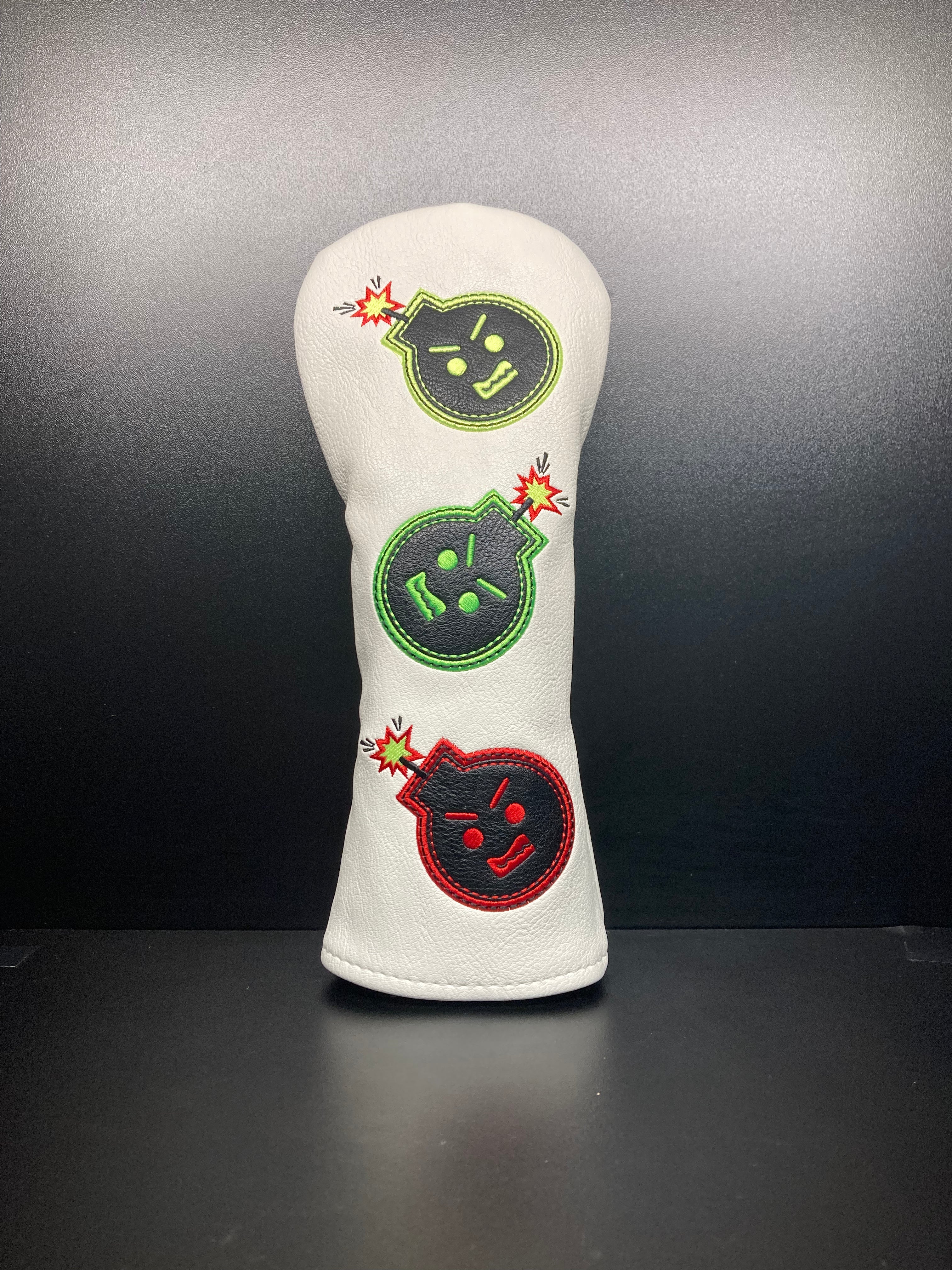 Cache-tête Angry Bombs blanc