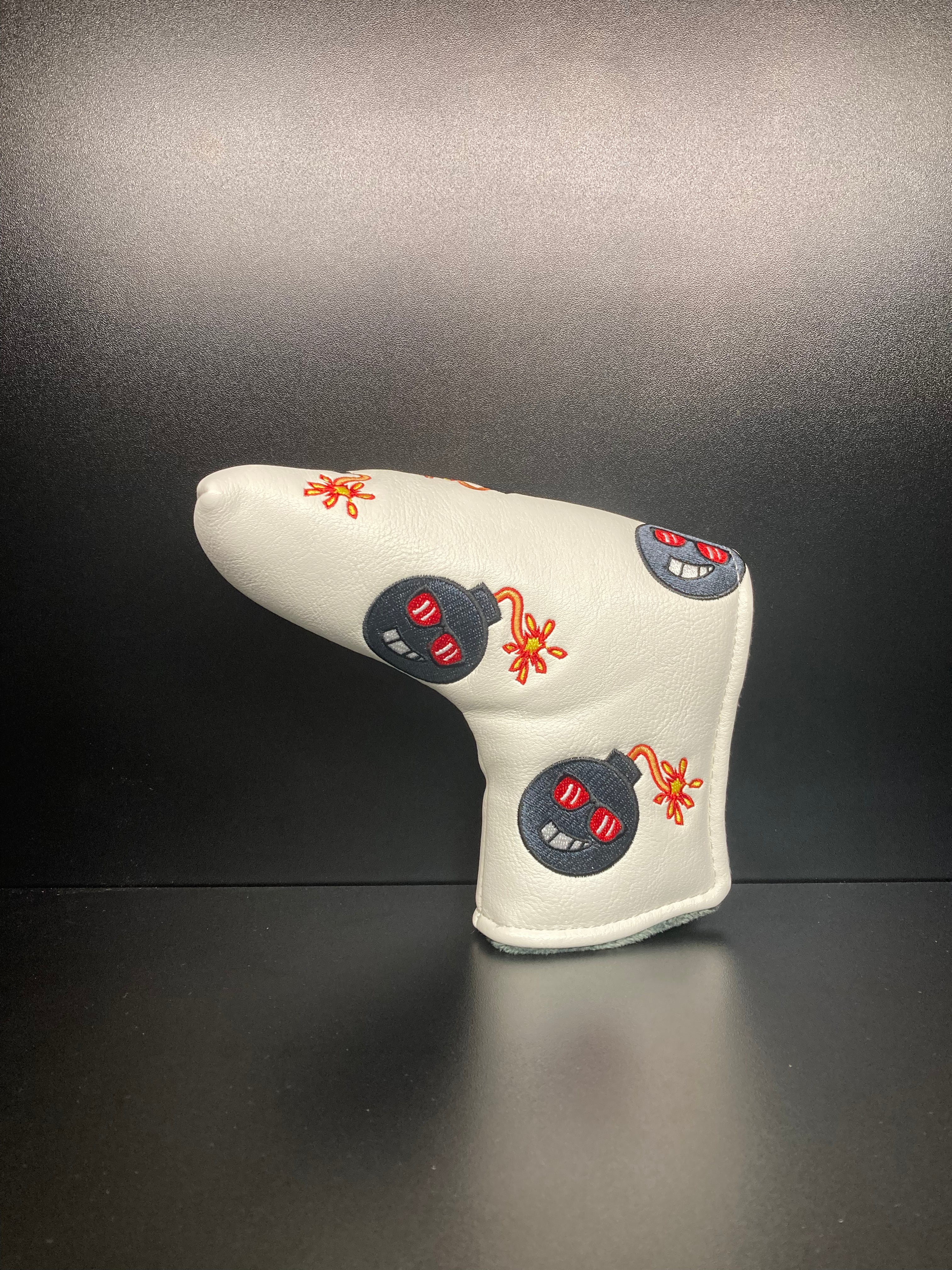 Cache-tête Angry Bombs blanc
