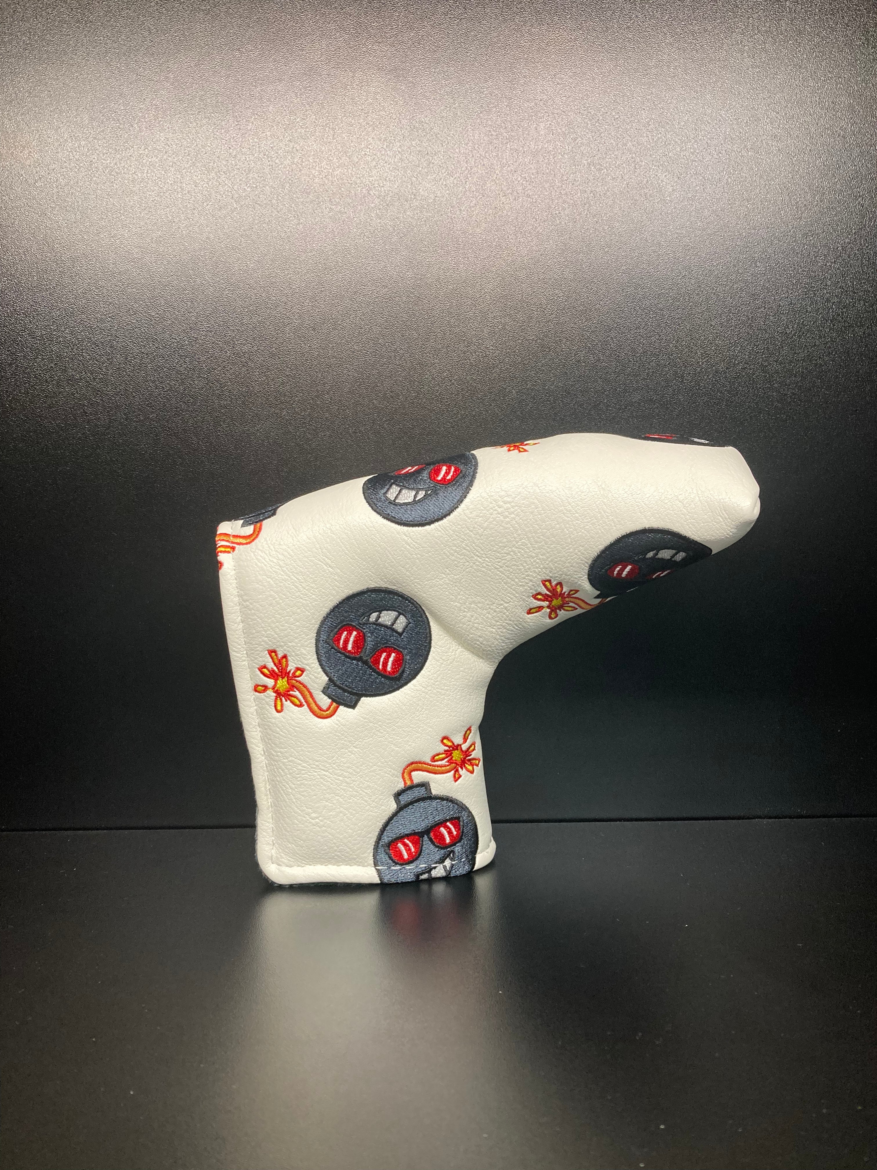 Cache-tête Angry Bombs blanc