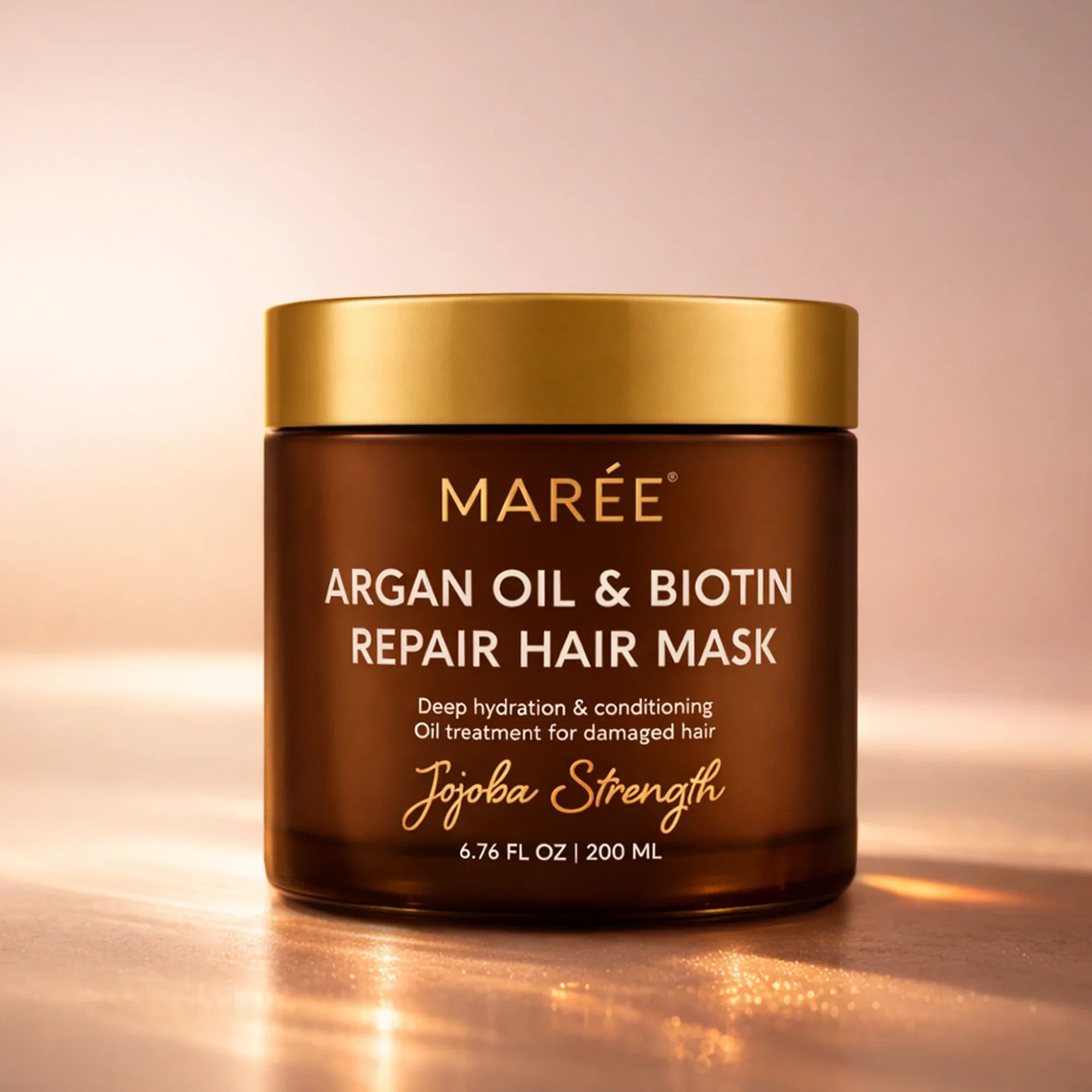 Masque Réparateur Cheveux à l'Huile d'Argan et Biotine