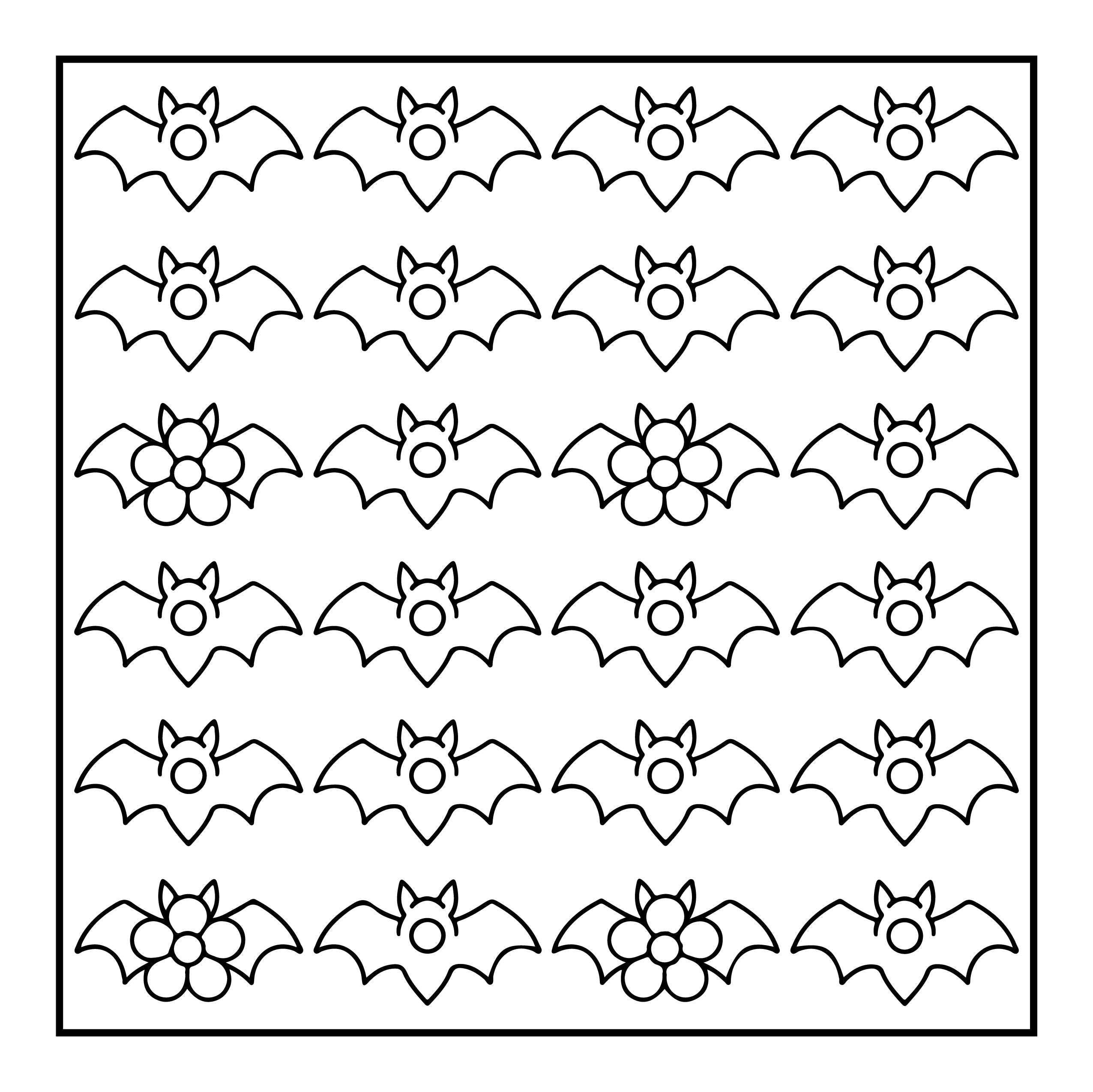 Comfy Halloween Pattern Coloring Book – Bold & Easy Designs (110 Pages, Instant Download PDF)