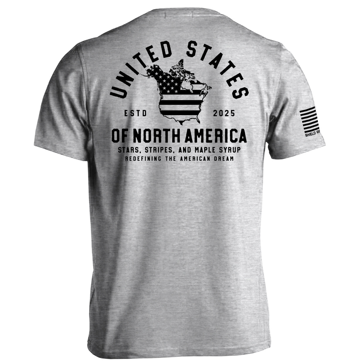 Les États-Unis d'Amérique du Nord (Noir)