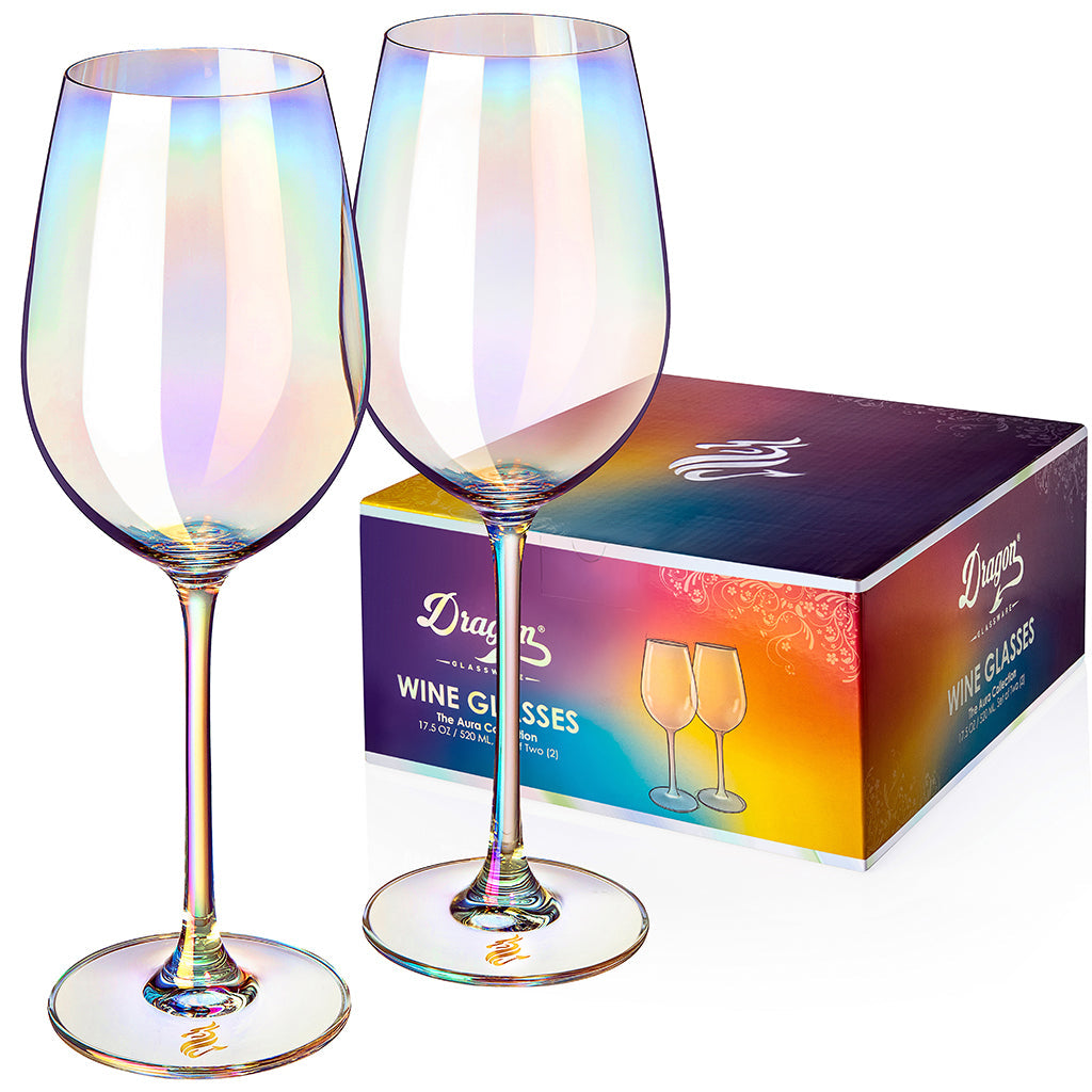 Verres à vin à pied