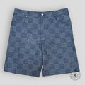 Short en jean Damier Chambray Louis Vuitton