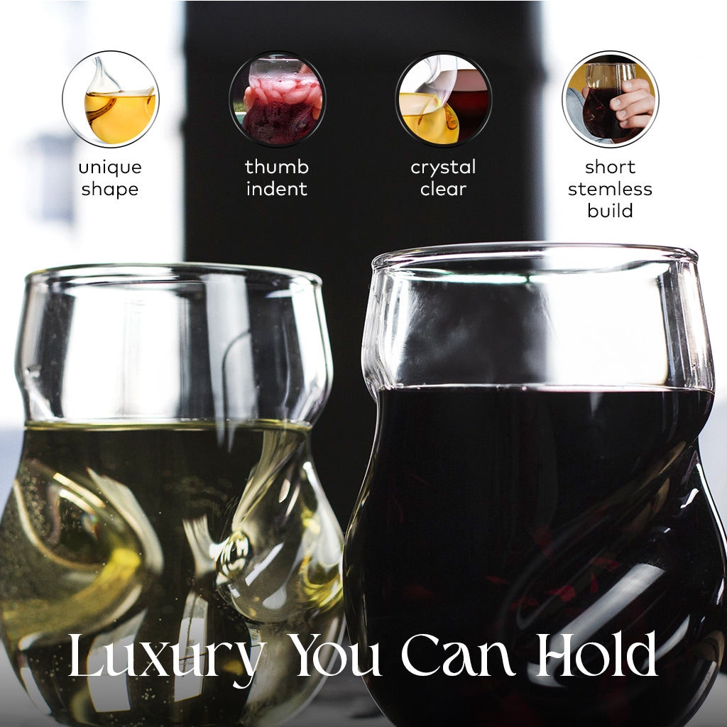 Verres à vin sans pied