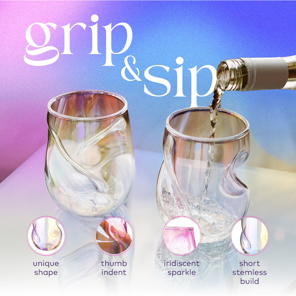 Verres à vin sans pied
