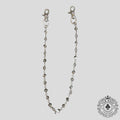 Chaîne de portefeuille Chrome Hearts Dice & Ball en argent