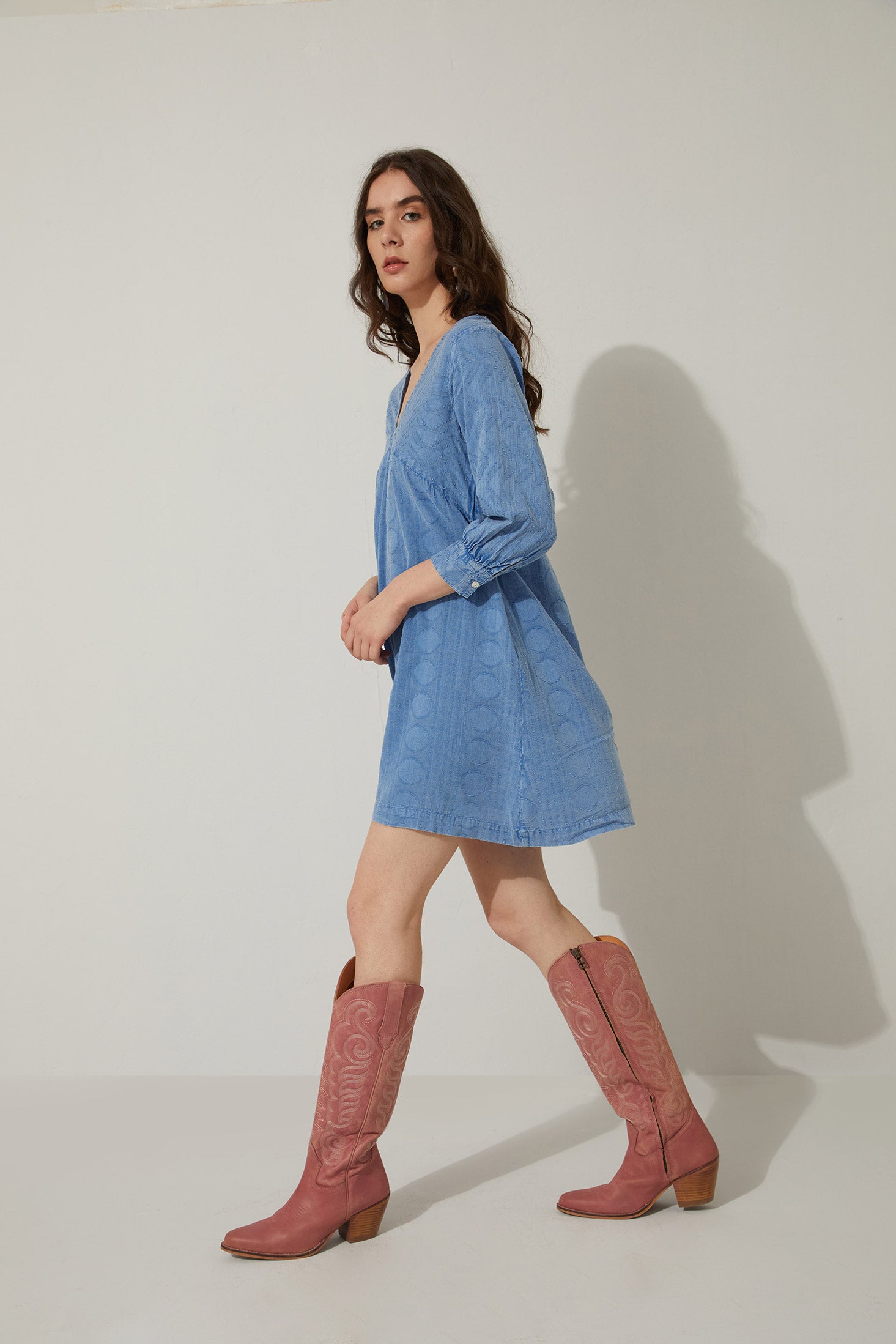 Robe Tunique Bohera Monika Maye à Manches