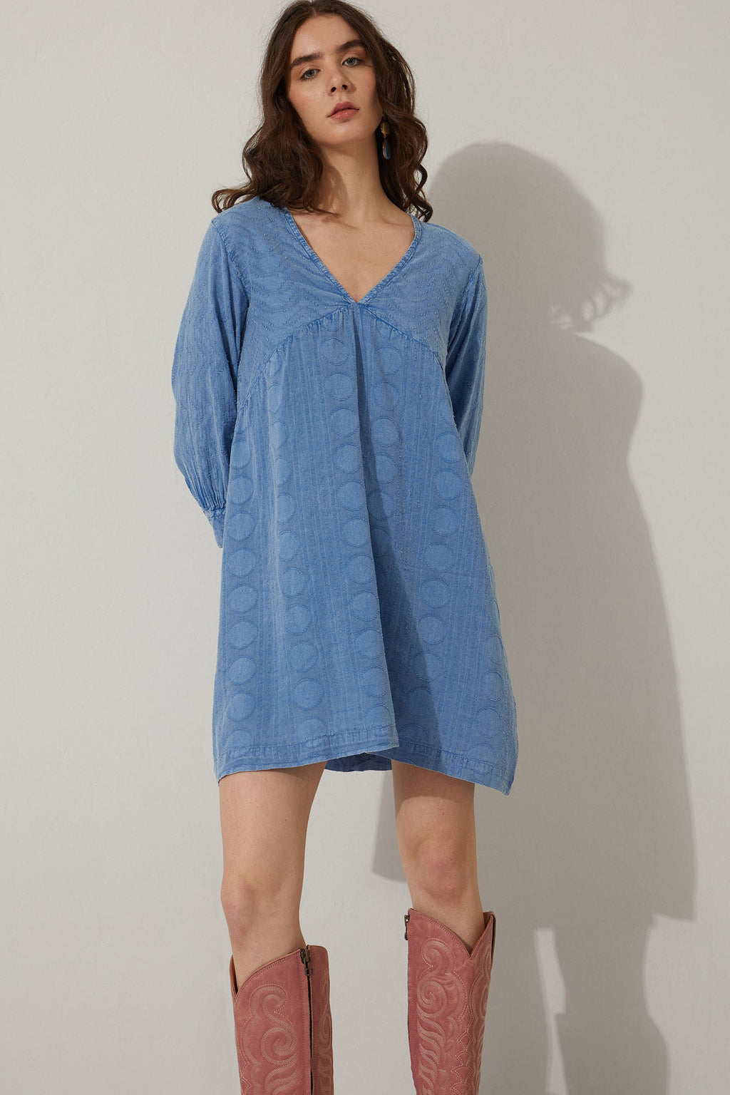 Robe Tunique Bohera Monika Maye à Manches
