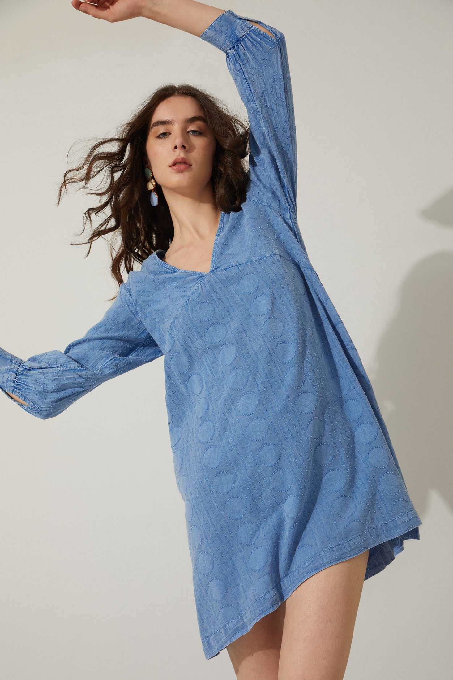 Robe Tunique Bohera Monika Maye à Manches