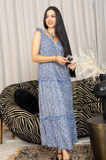 Robe à taille basse sans manches à nouer Bohera Biancalynne