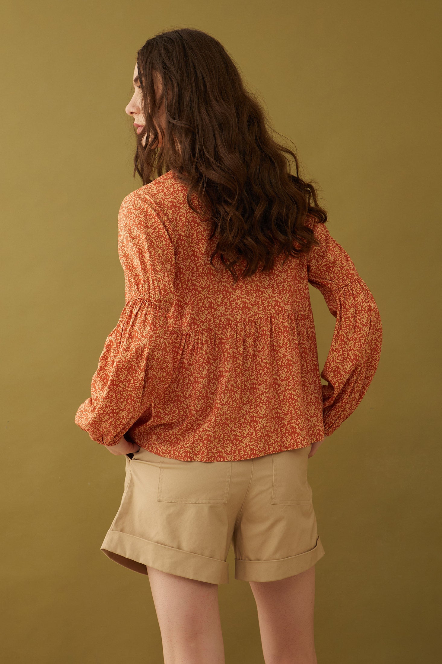 Haut boutonné Bohera Naranja