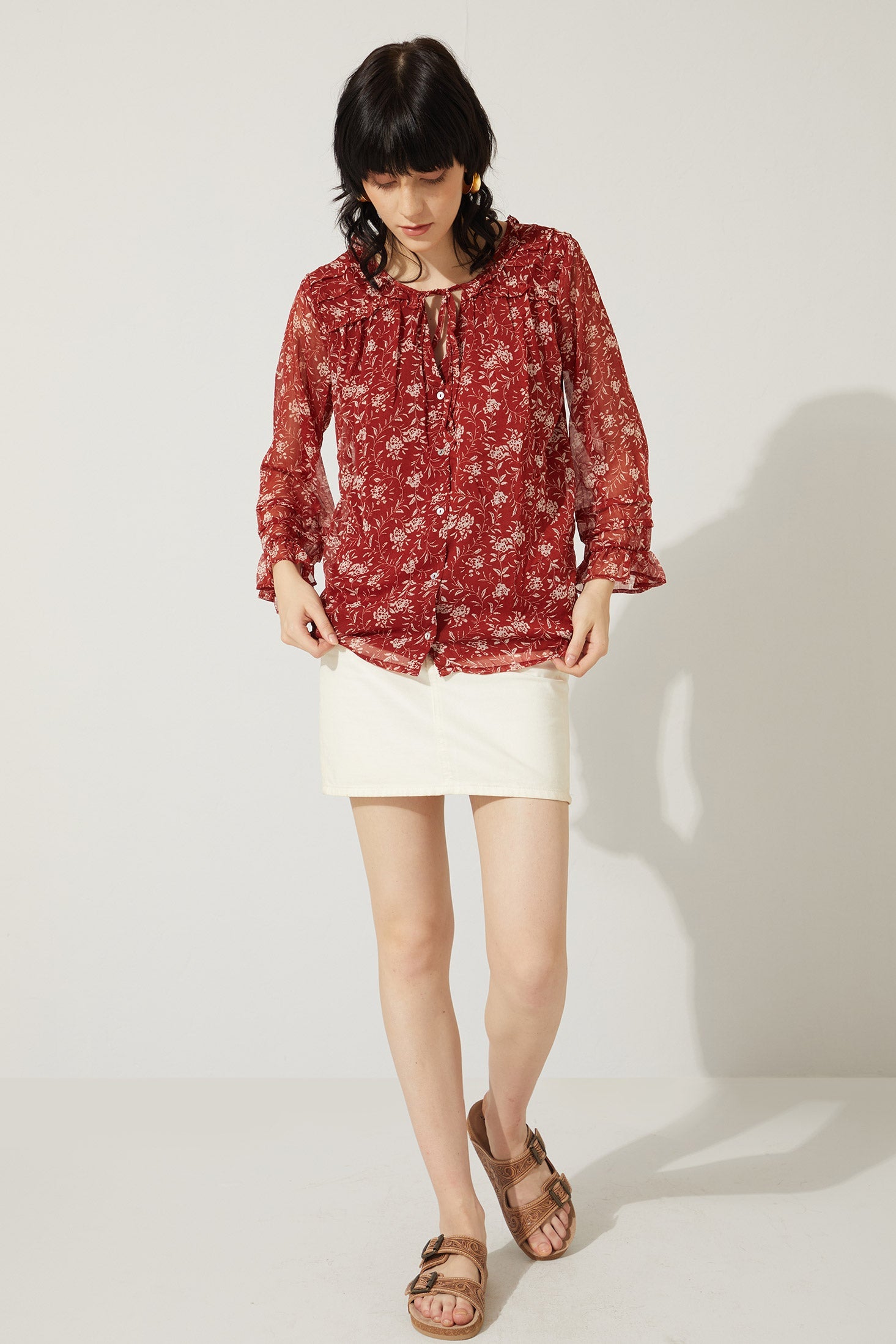 Chemise florale Bohera Francisca