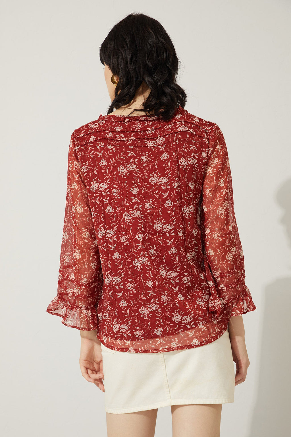 Chemise florale Bohera Francisca