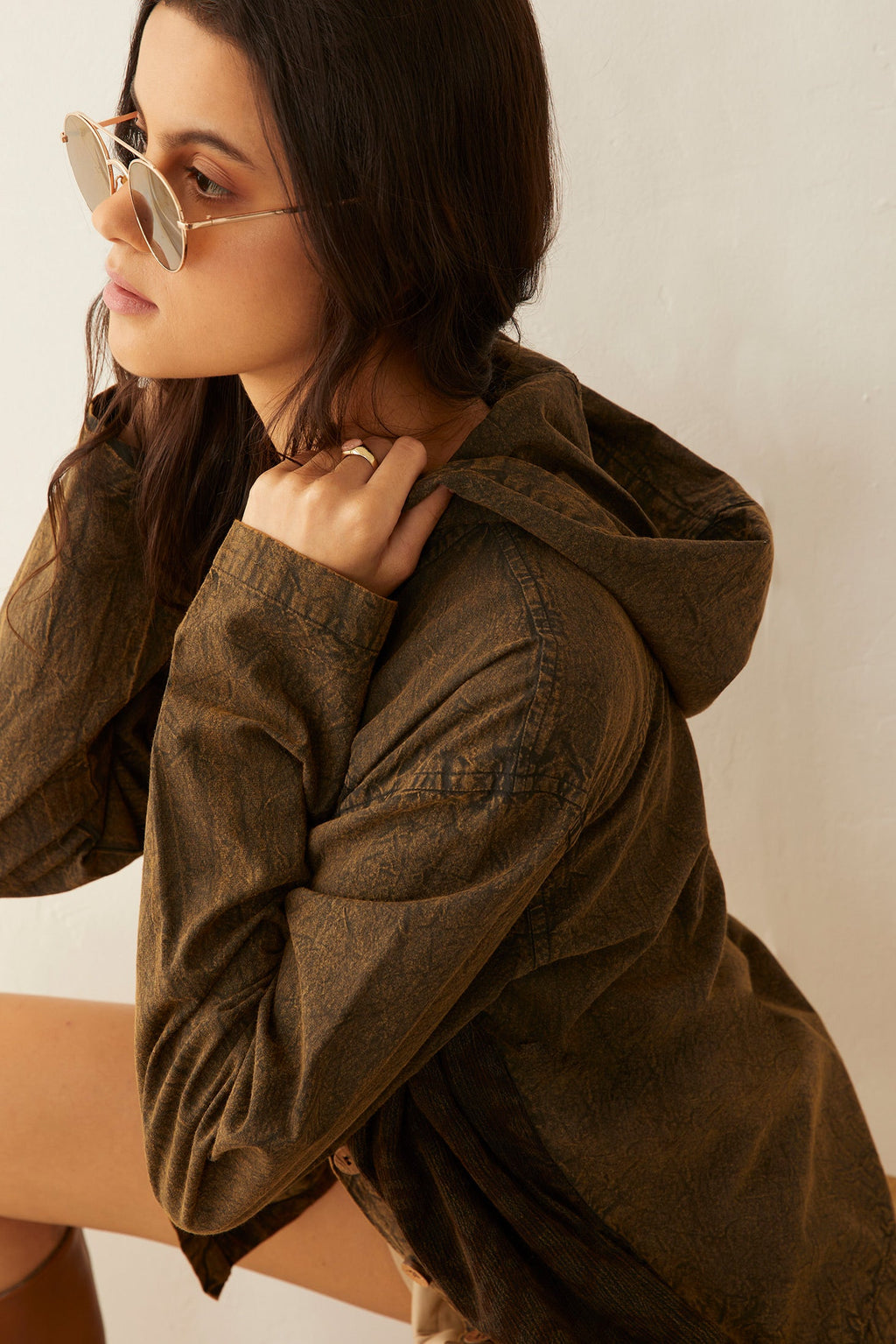 Veste en patchwork à capuche Deena Watson