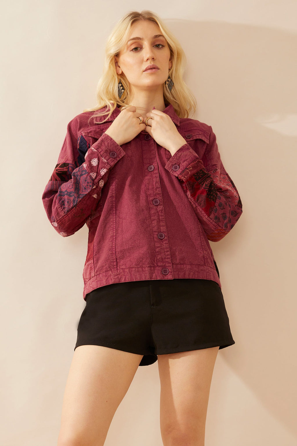 Veste en patchwork Chimson Trail