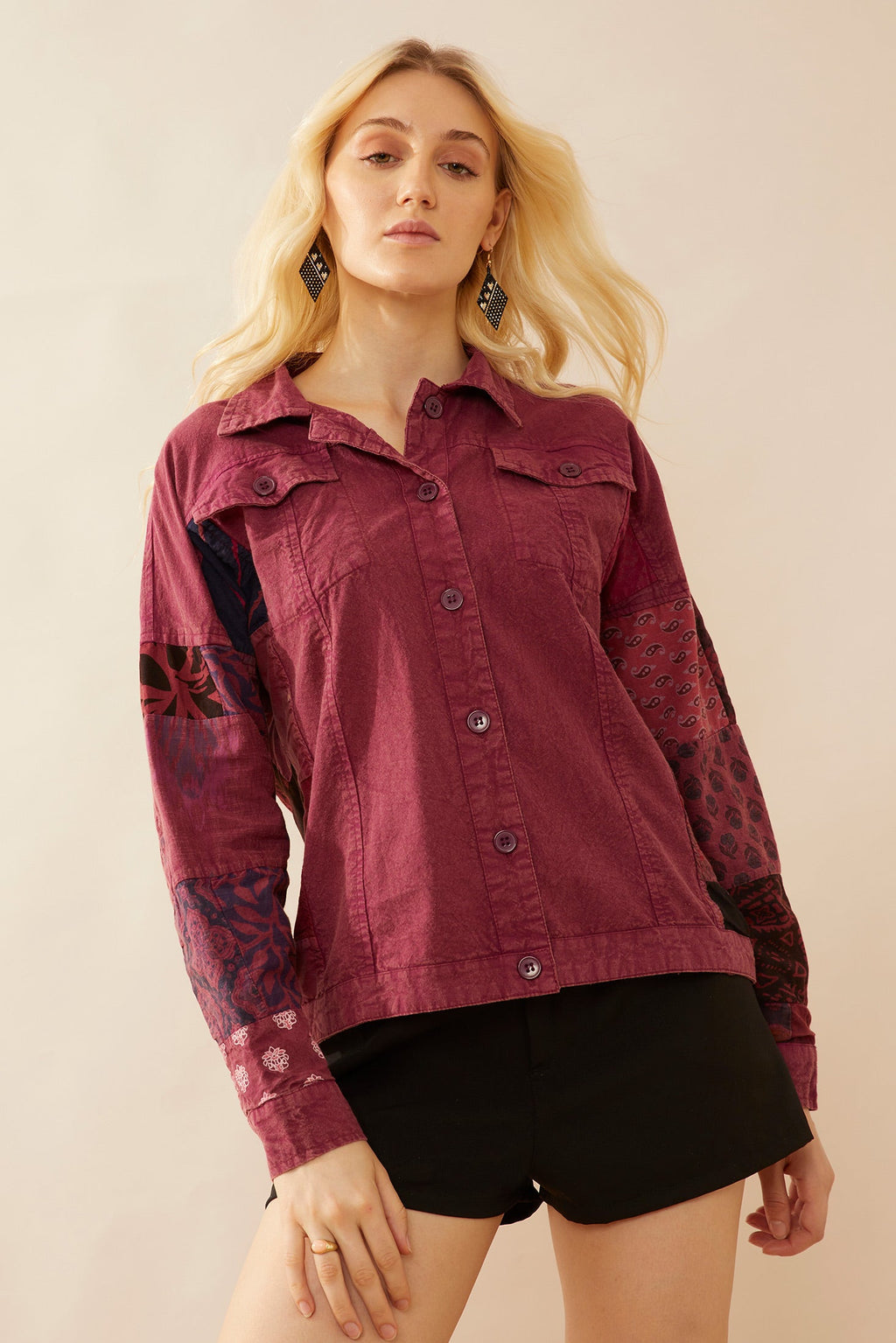 Veste en patchwork Chimson Trail