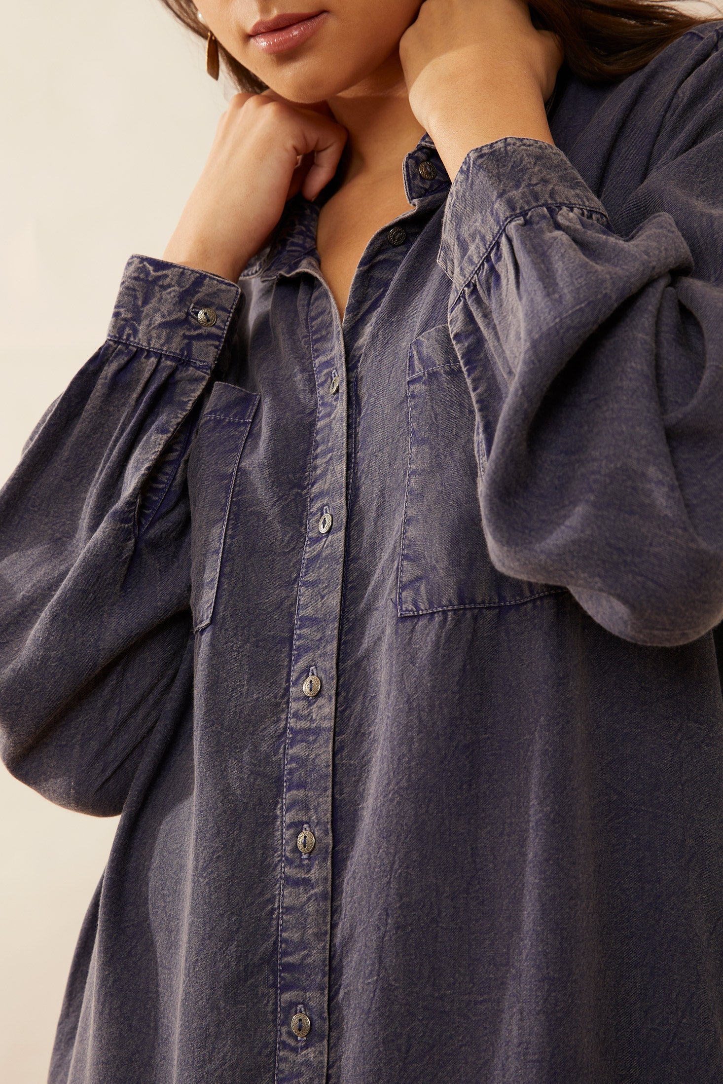 Robe boutonnée April Snow