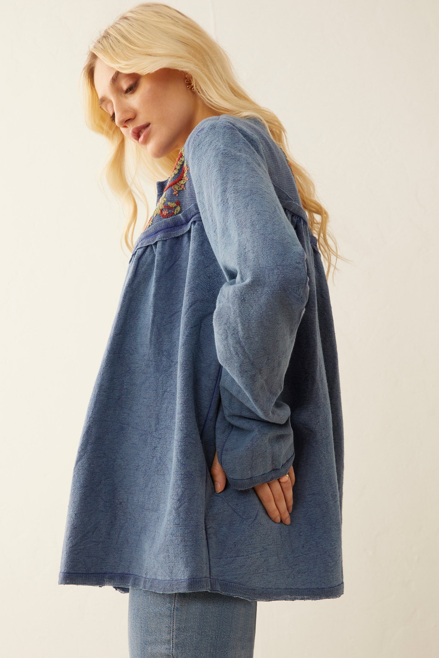 Veste brodée Hazel Anne