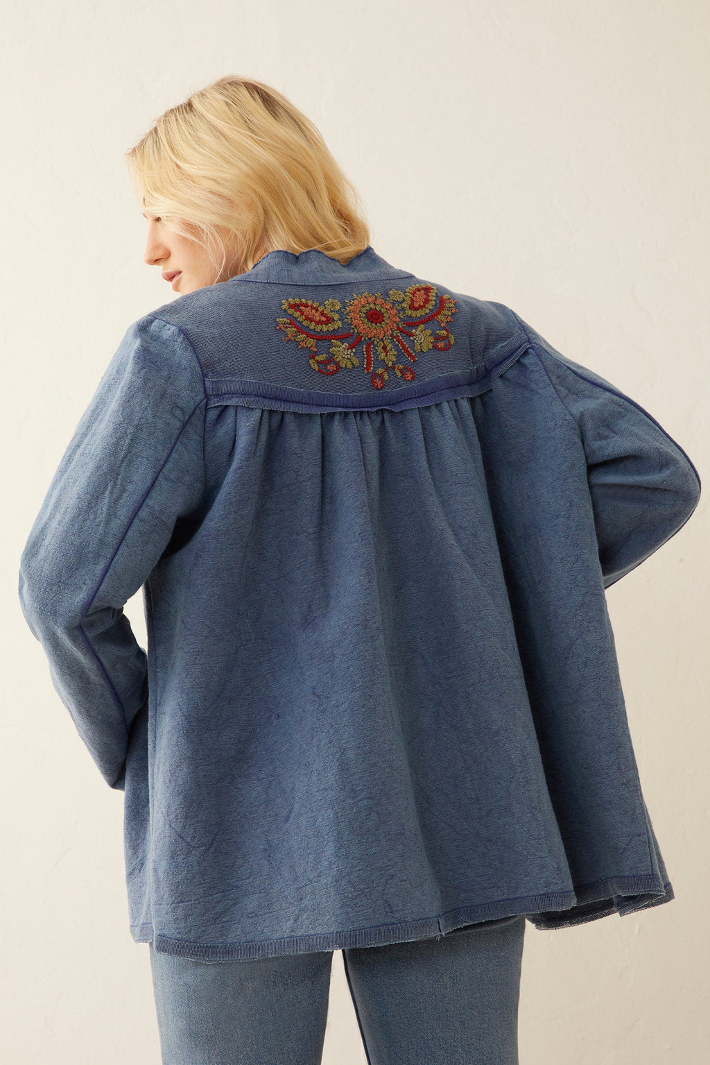 Veste brodée Hazel Anne