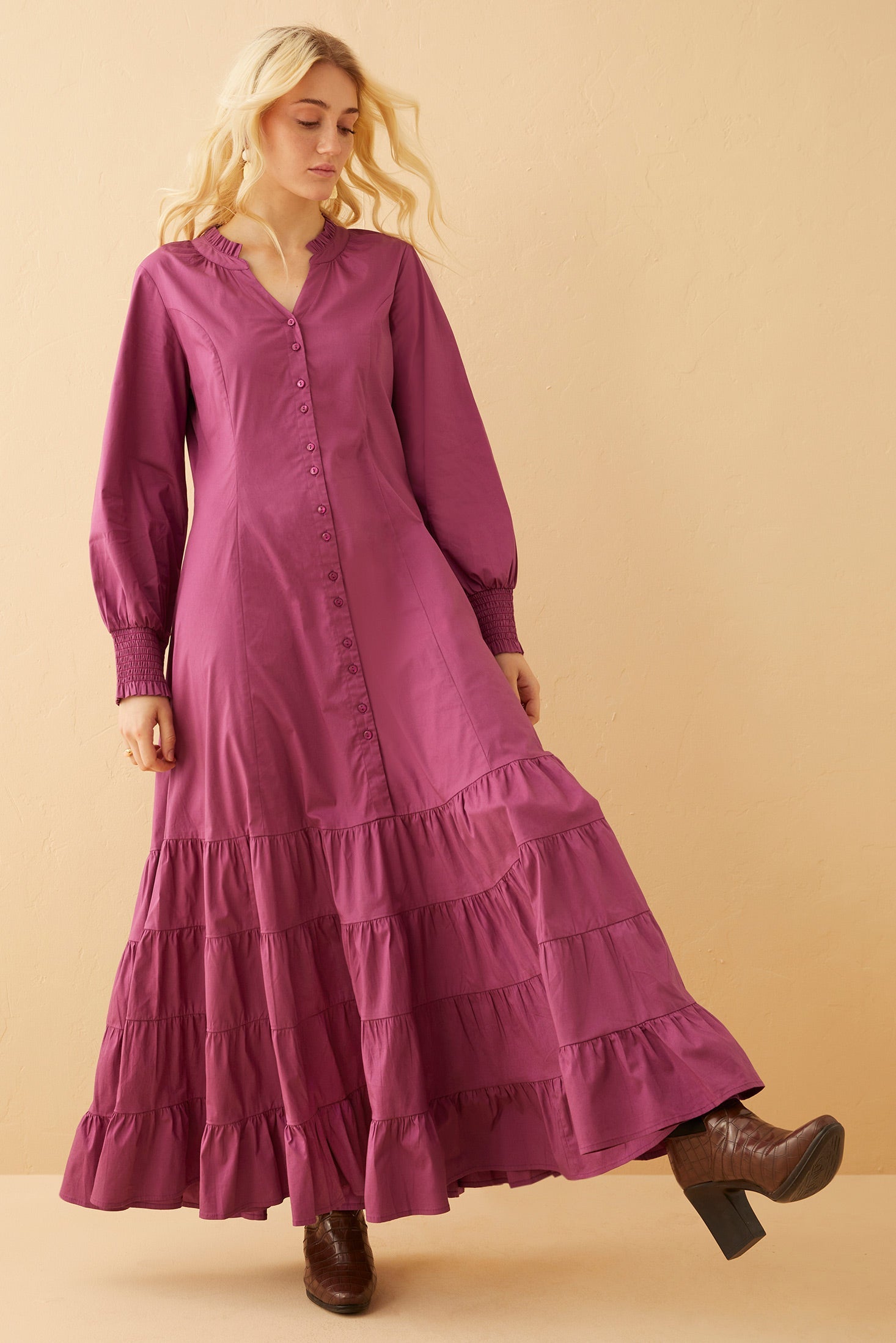 Robe évasée Pearl Lou