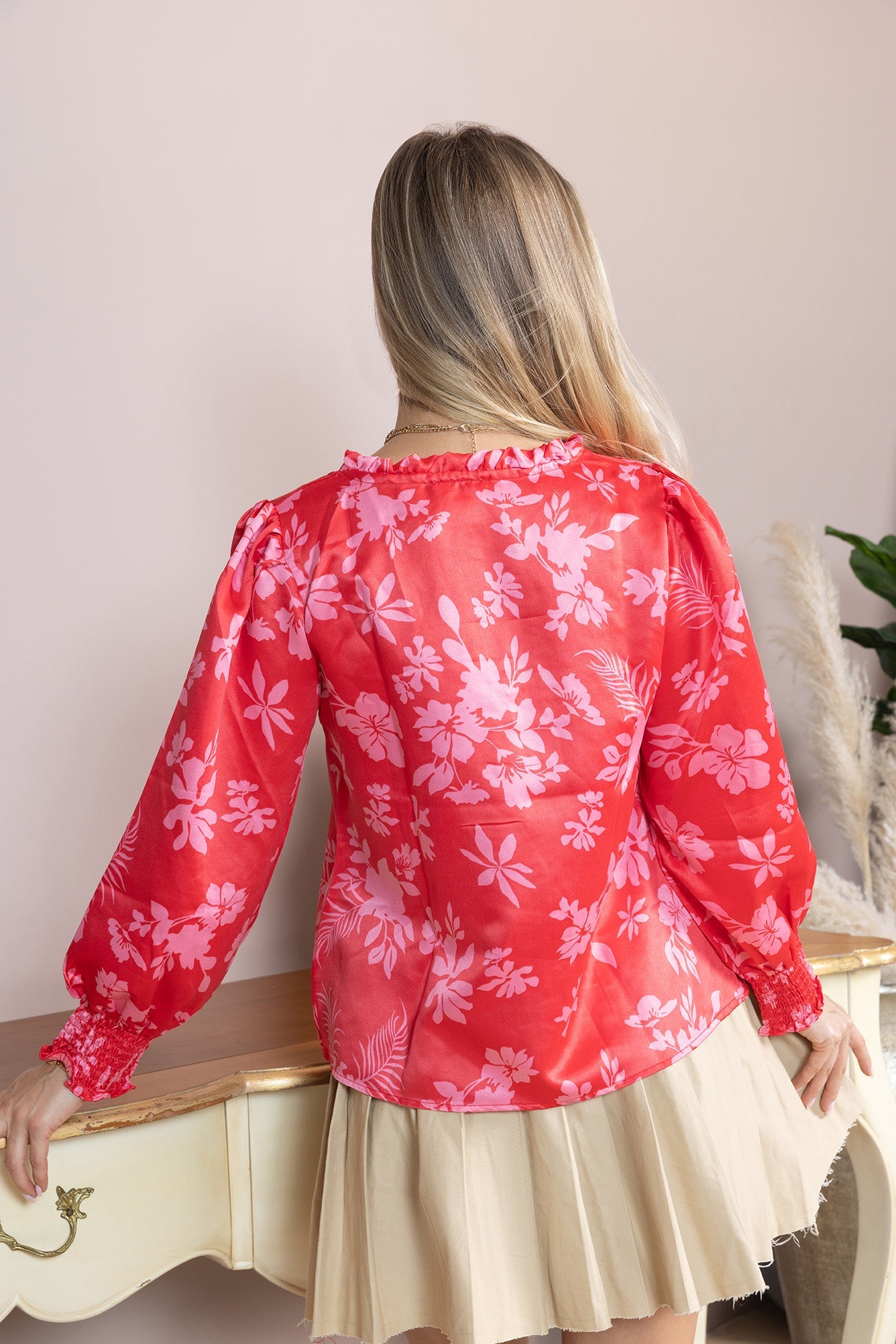 Haut Thea Rae rouge