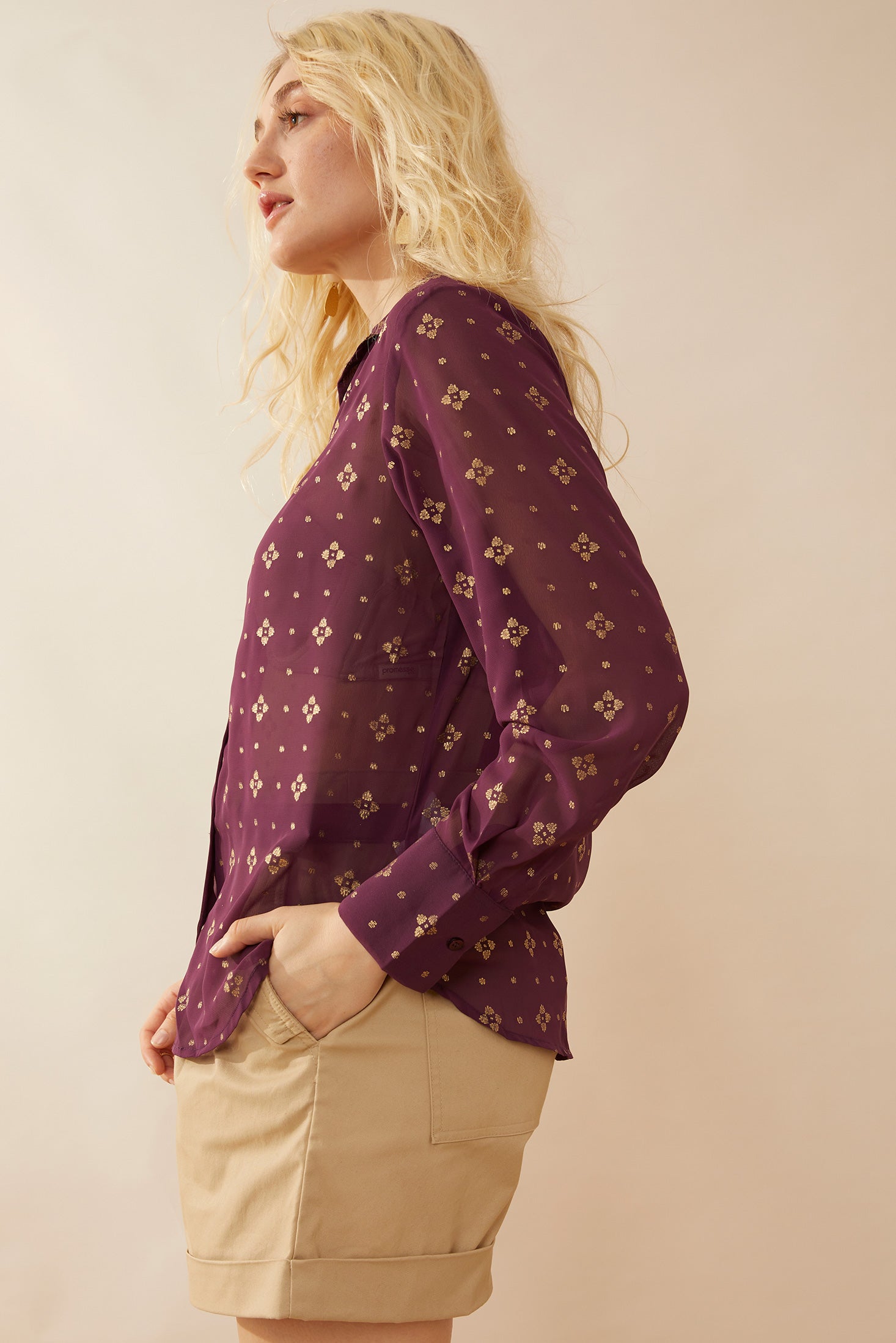 Chemise boutonnée Aubree