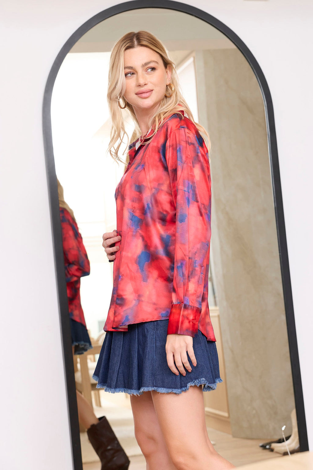 Haut boutonné Freya Lea