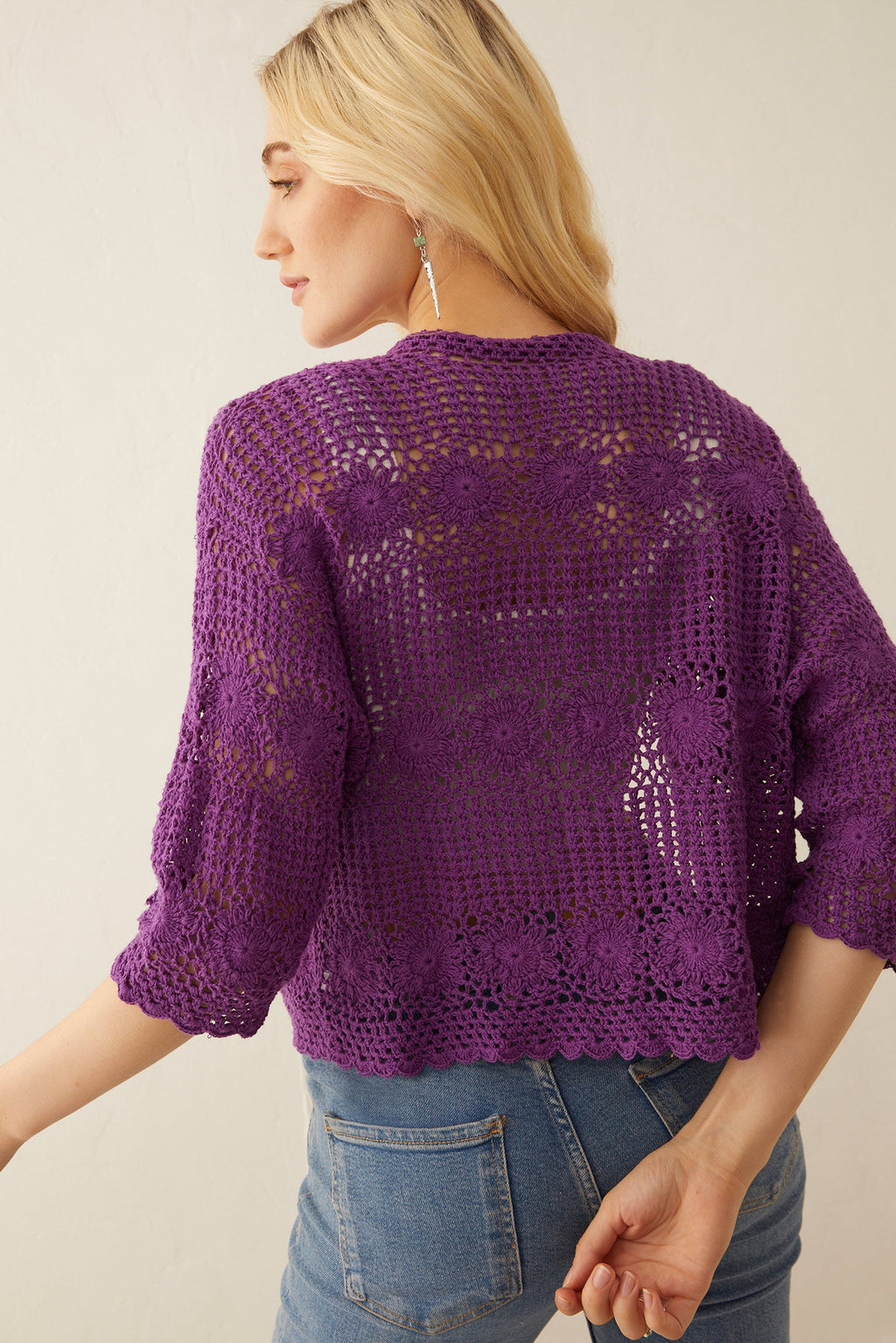 Veste-pull en tricot Eloise