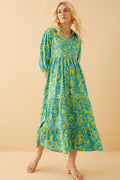 Robe à taille basse Minerva Floral