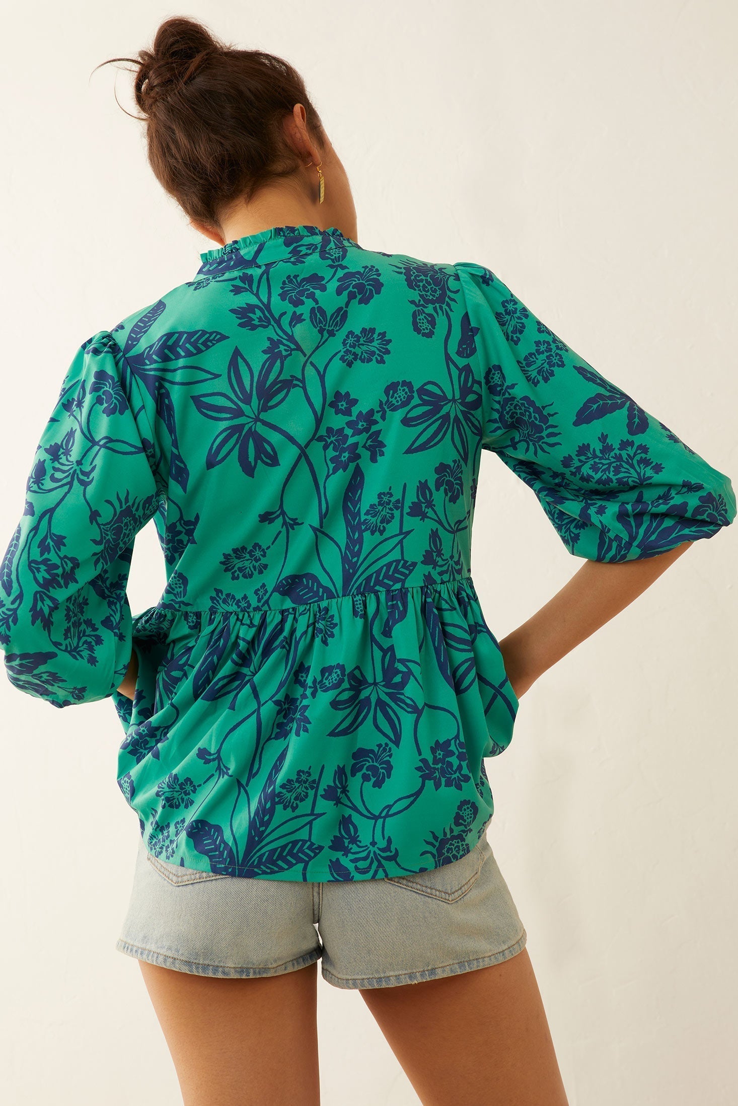 Haut péplum floral Artemis