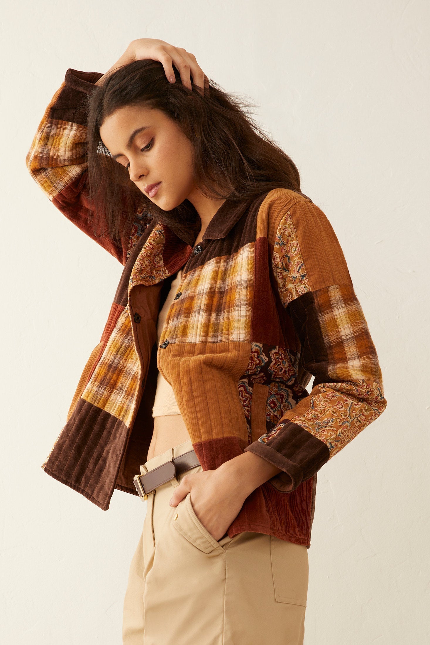 Veste Aldrika color-block