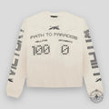 T-shirt manches longues Hellstar Scoreboard blanc