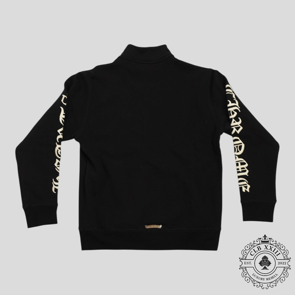 Polaire zippée Chrome Hearts CH brodée noire
