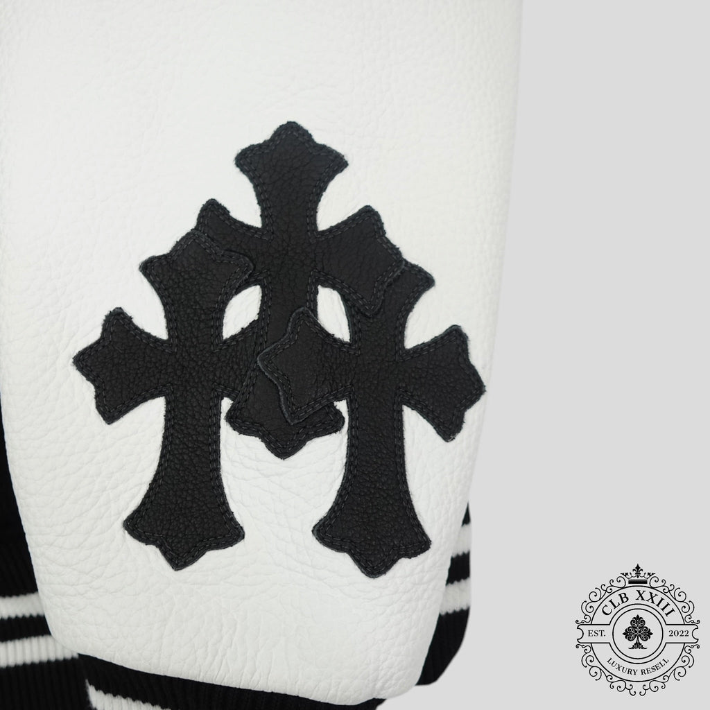 Blouson universitaire Chrome Hearts avec patch aigle