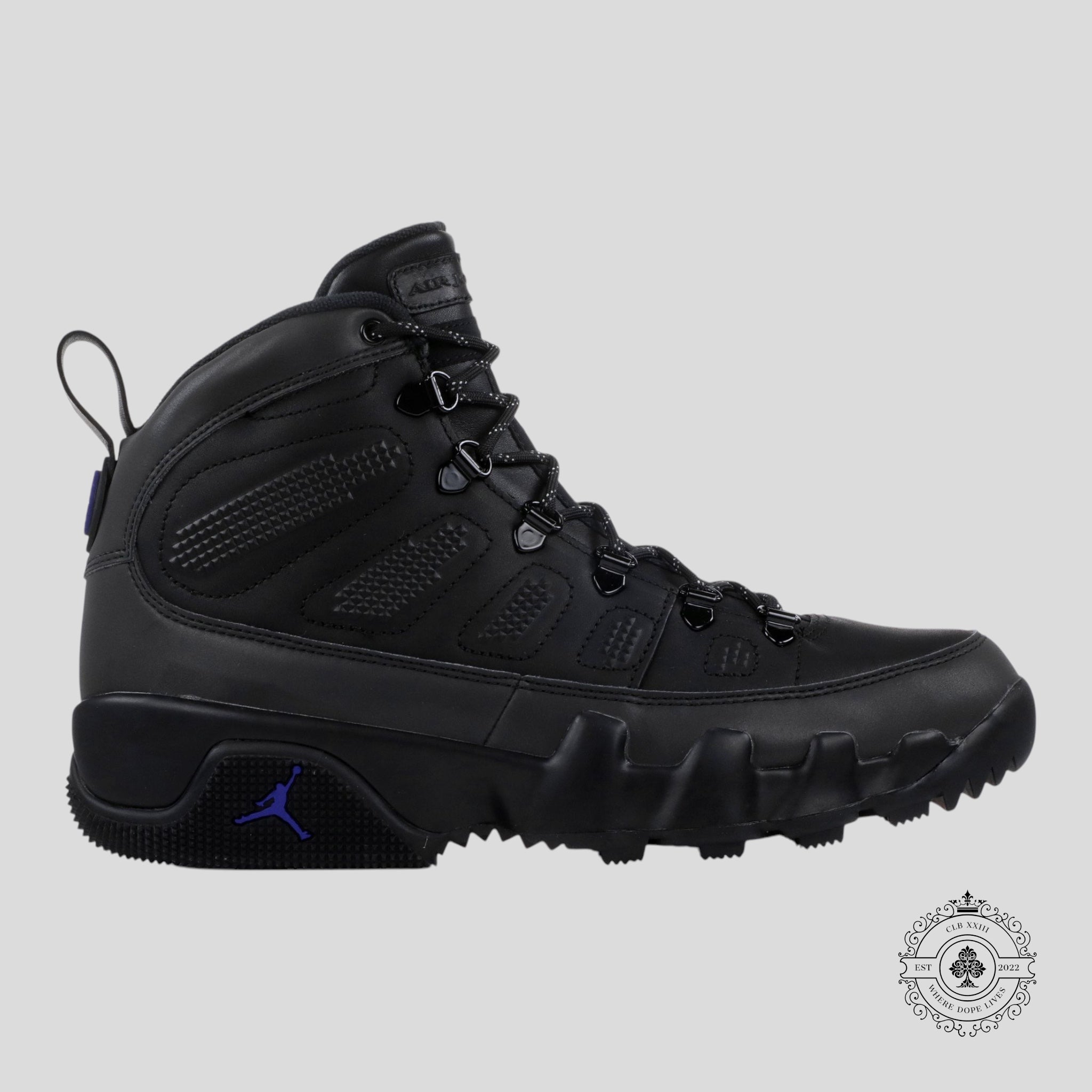 Air Jordan 9 Rétro Boot Noir Concorde